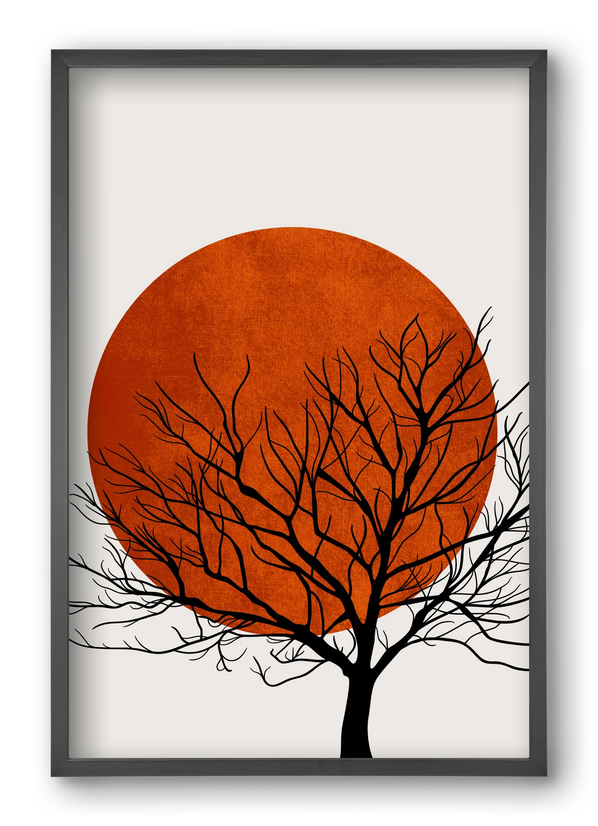 Warm winter, 40x60 cm (40x60 cm), Fekete keret