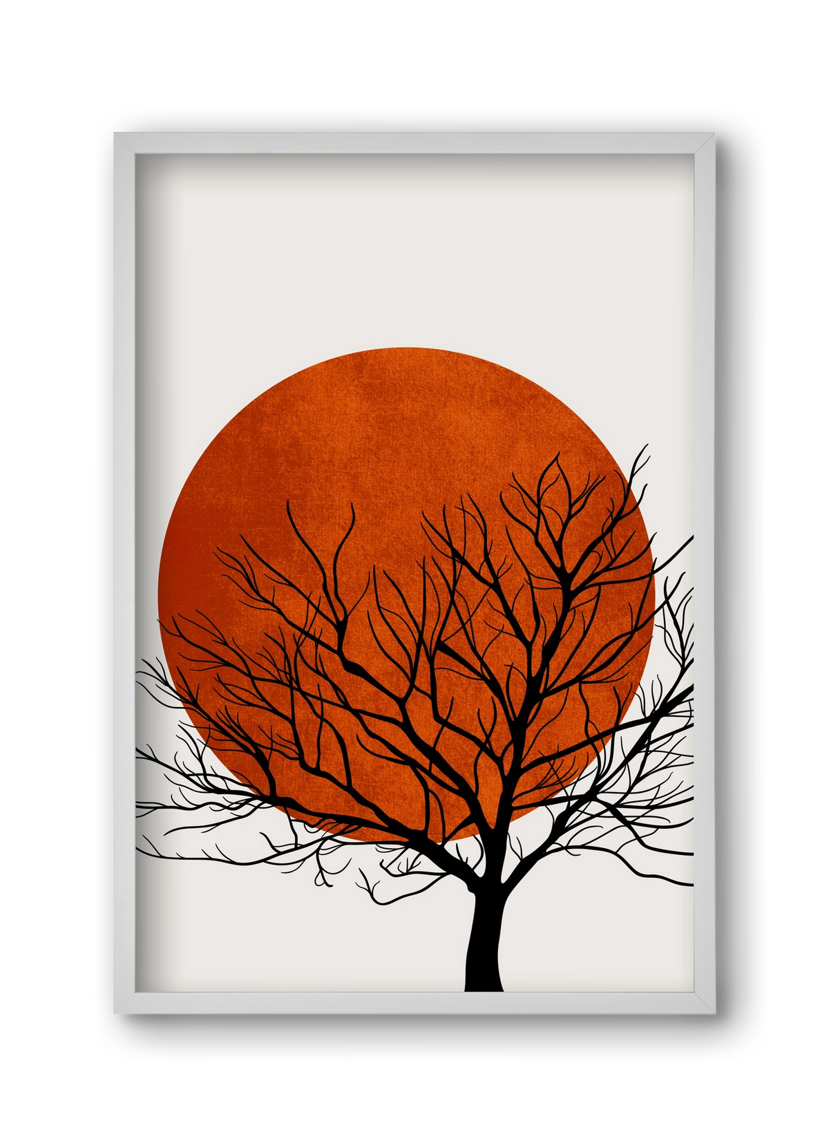 Warm winter, 30x45 cm (30x45 cm), Fehér keret