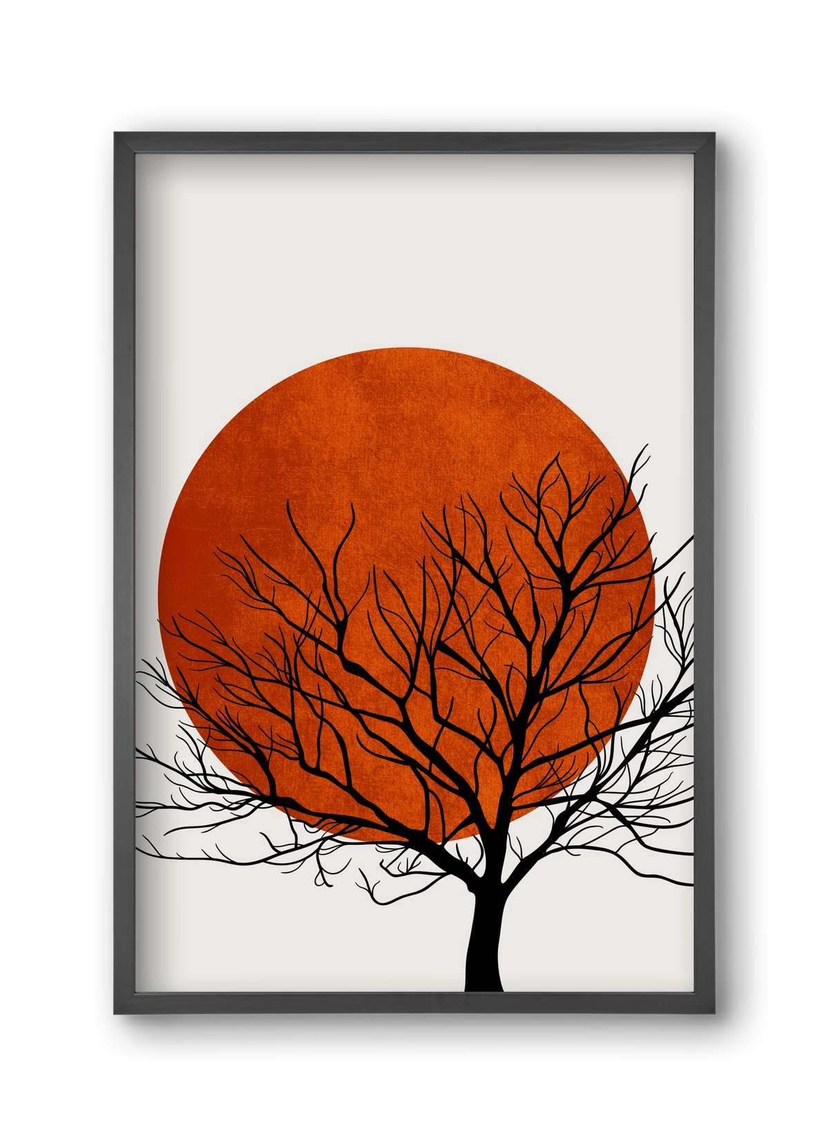 Warm winter, 30x45 cm (30x45 cm), Fekete keret