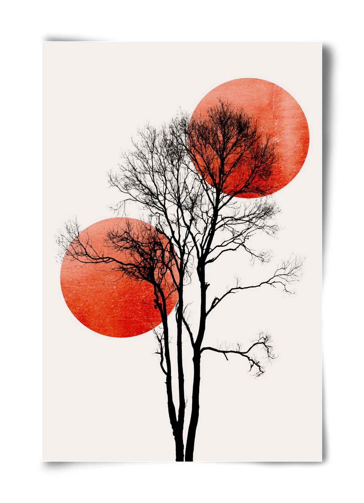 Sun and Moon hiding, 40x60 cm, Keret nélkül