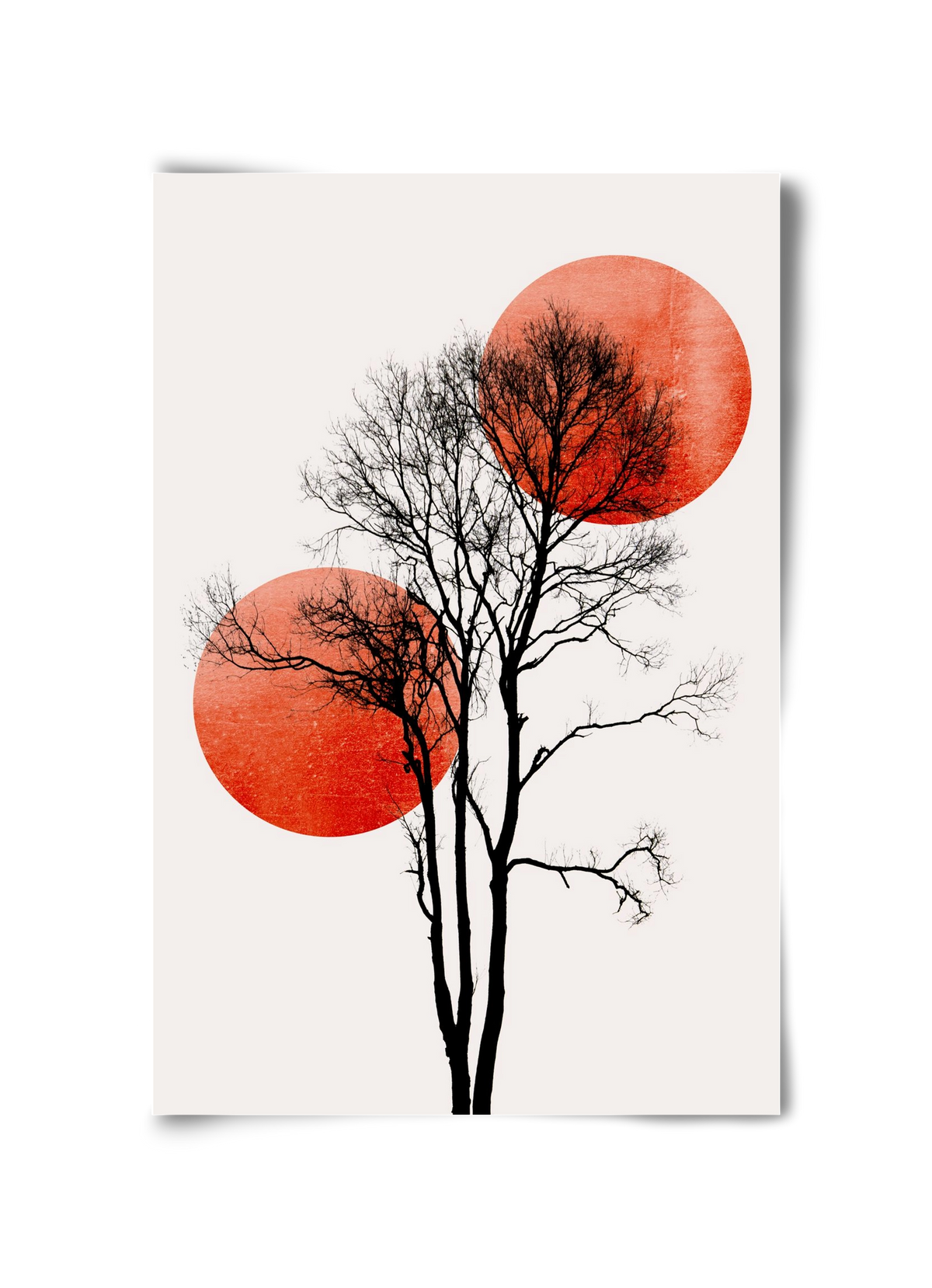 Sun and Moon hiding, 30x45 cm, Keret nélkül