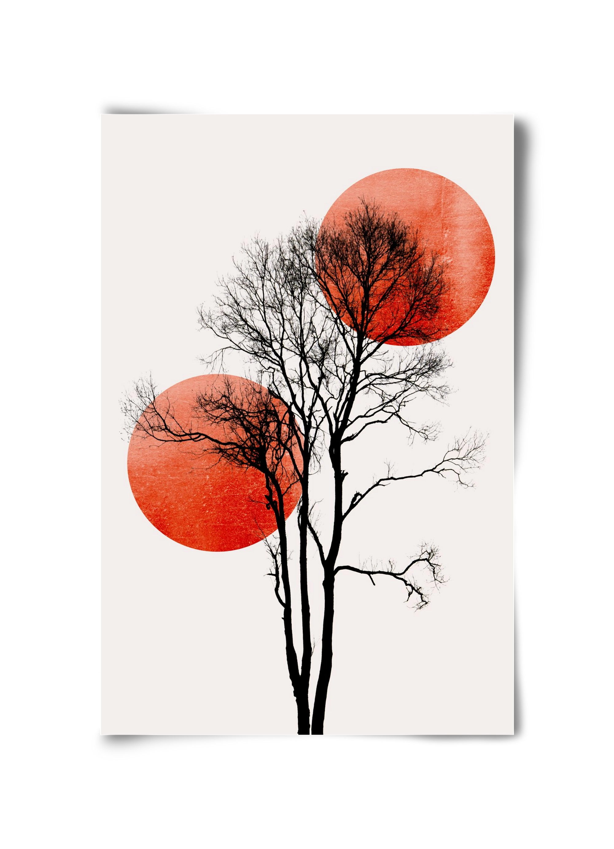 Sun and Moon hiding, 30x45 cm, Keret nélkül