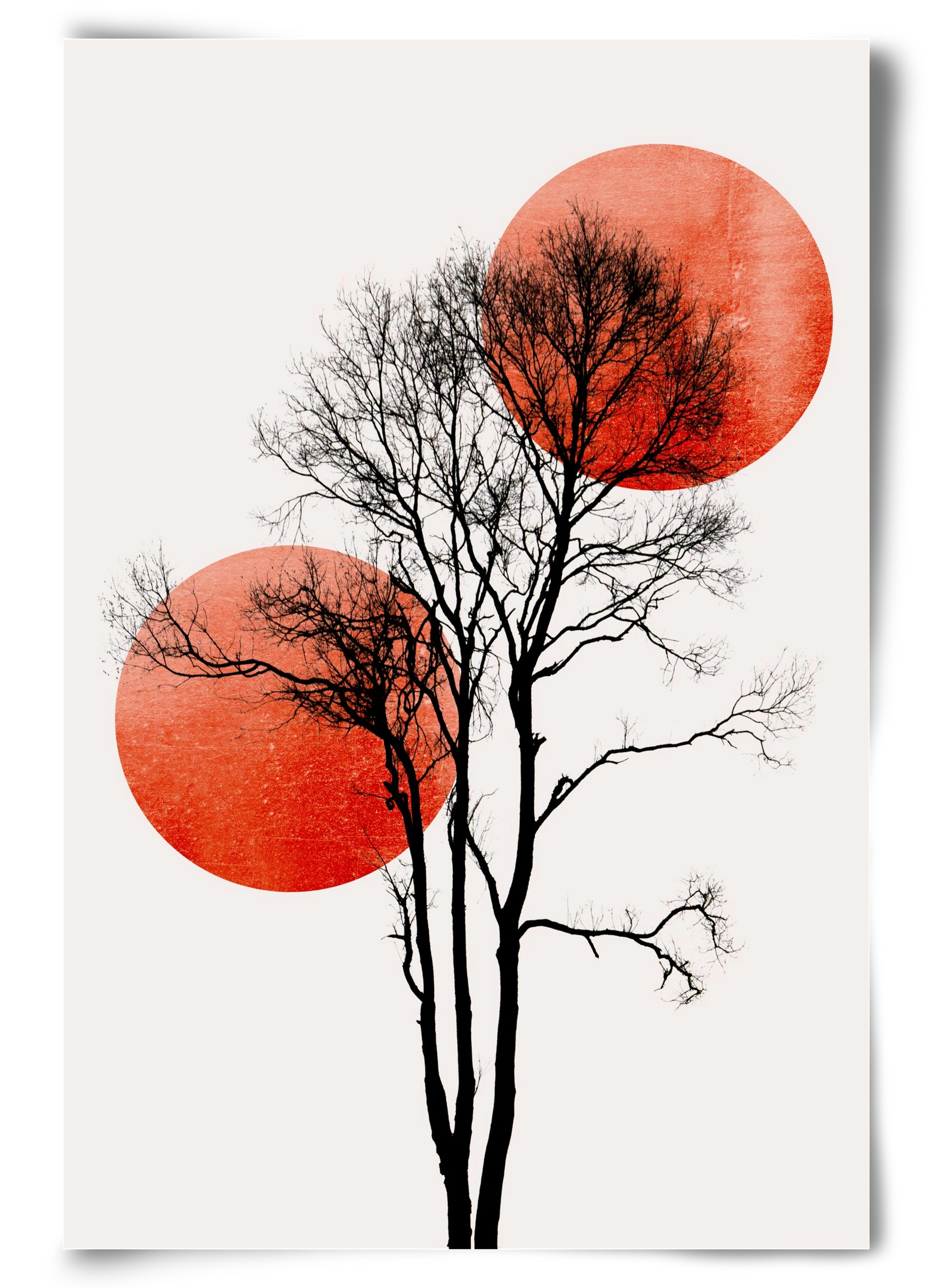 Sun and Moon hiding, 60x90 cm, Keret nélkül