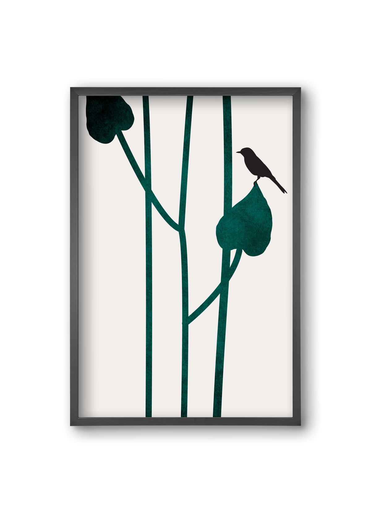 The bird, 20x30 cm (20x30 cm), Fekete keret