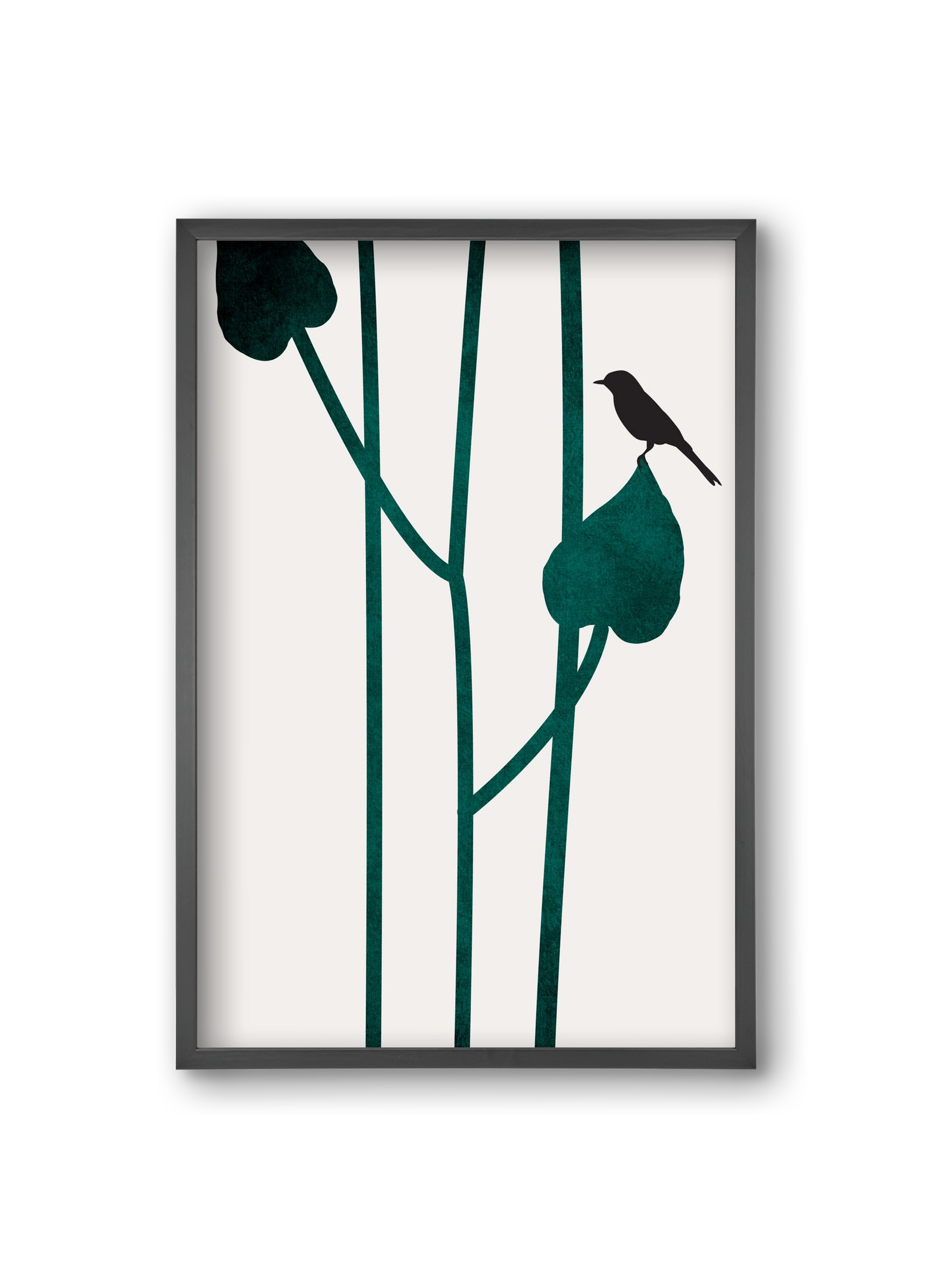 The bird, 20x30 cm (20x30 cm), Fekete keret