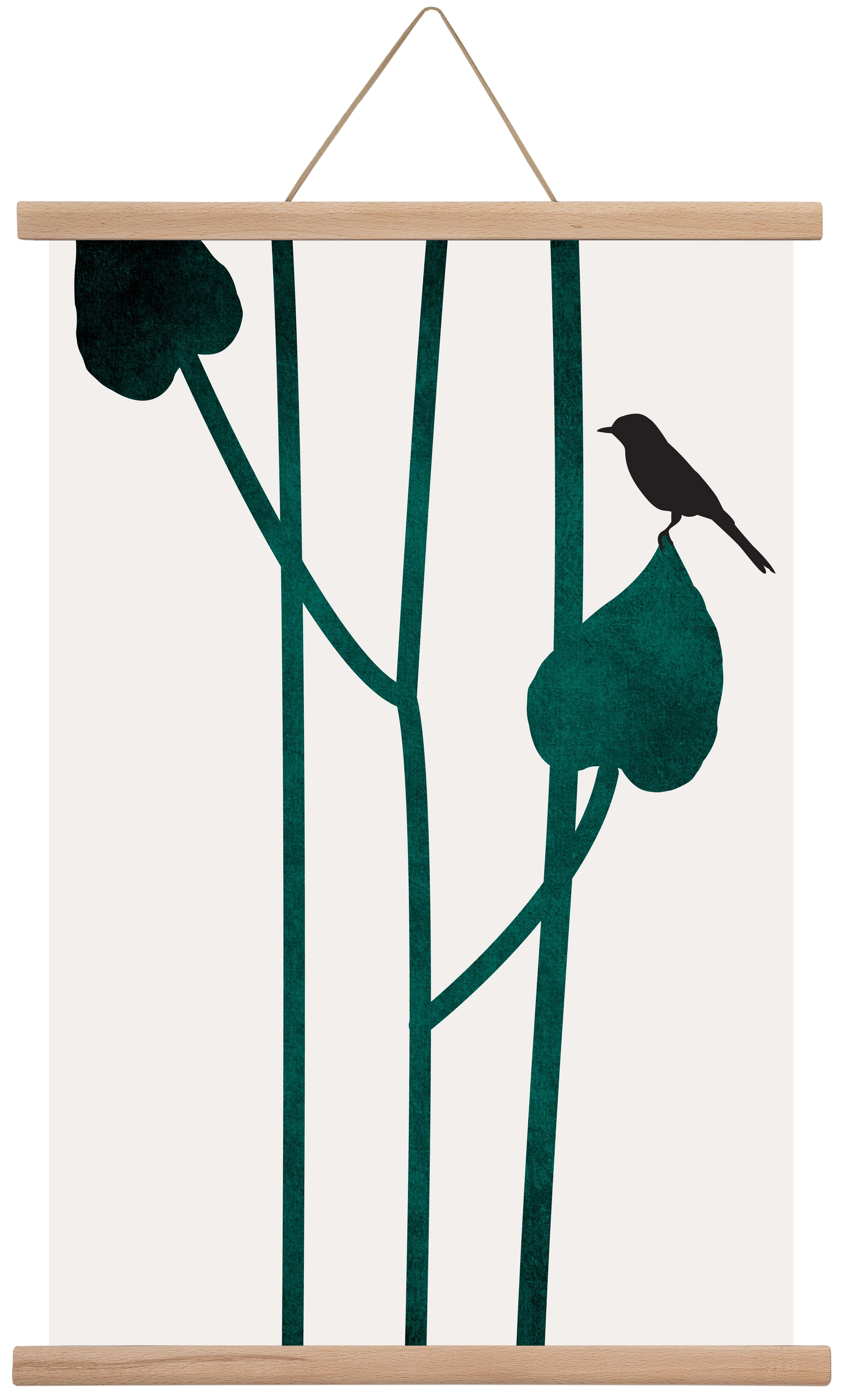 The bird, 40x60 cm (40x60 cm), Tölgy akasztó