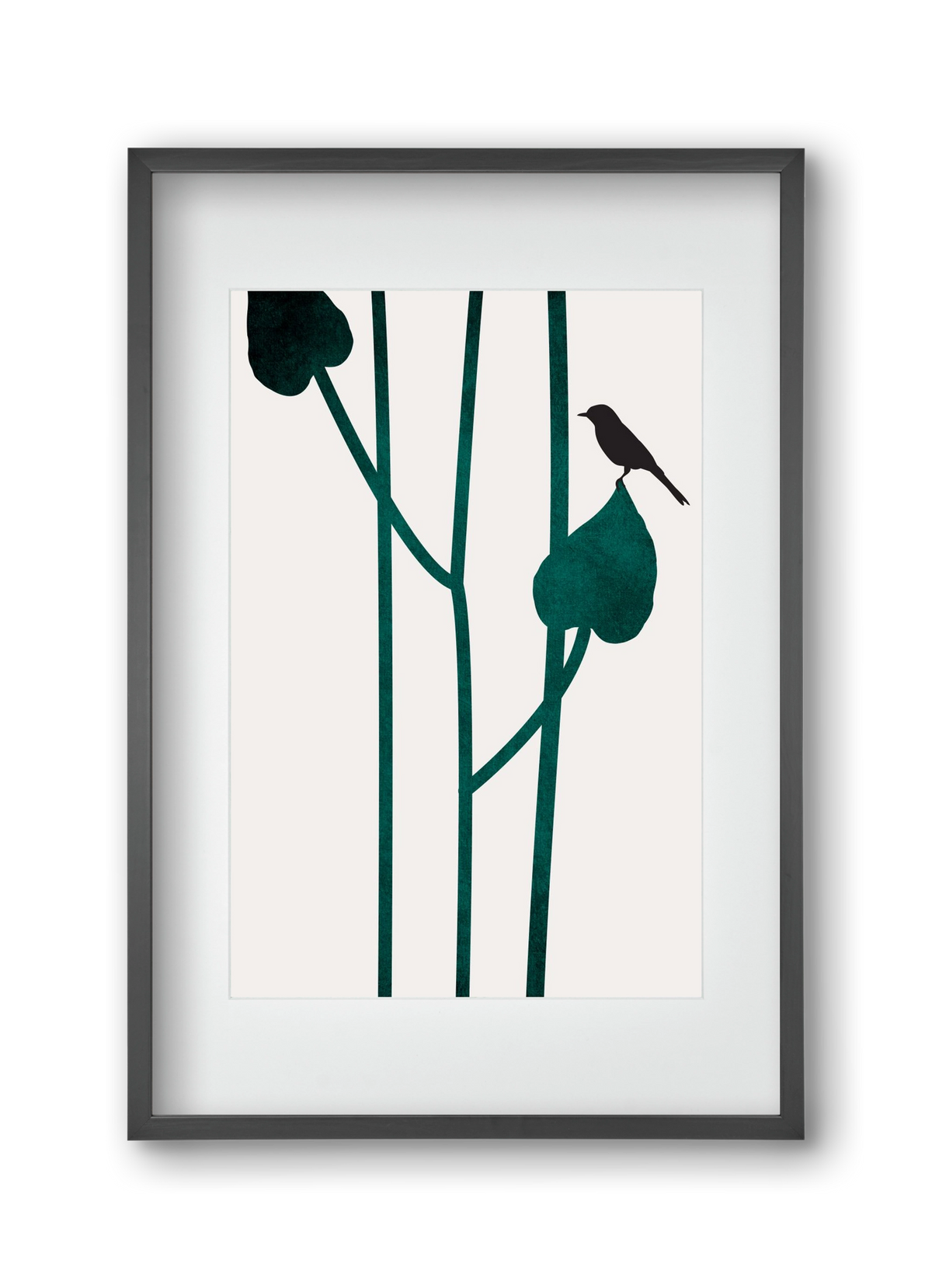 The bird, 30x45 cm (20x30 cm), Fekete keret, paszpartuval