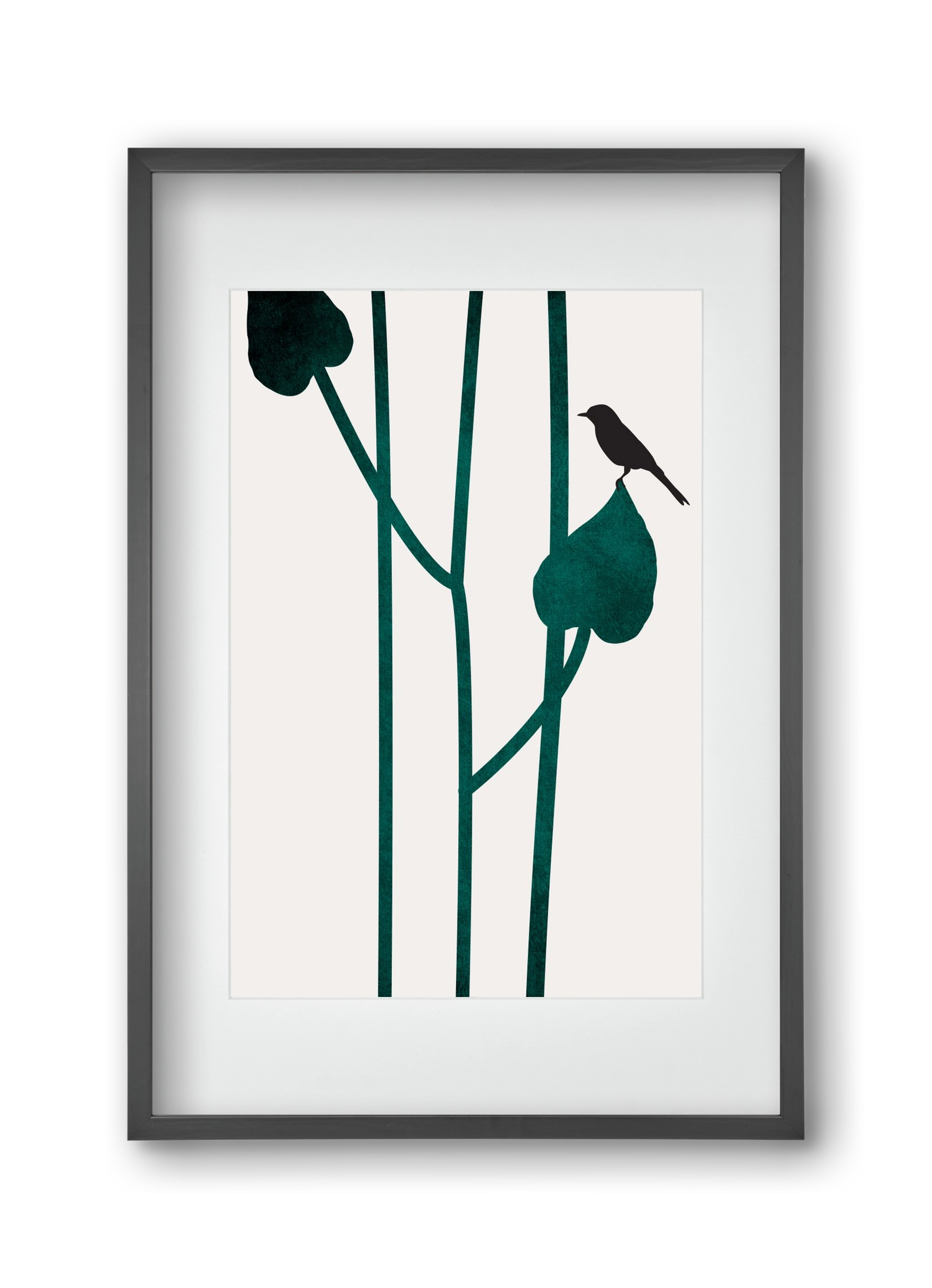 The bird, 30x45 cm (20x30 cm), Fekete keret, paszpartuval