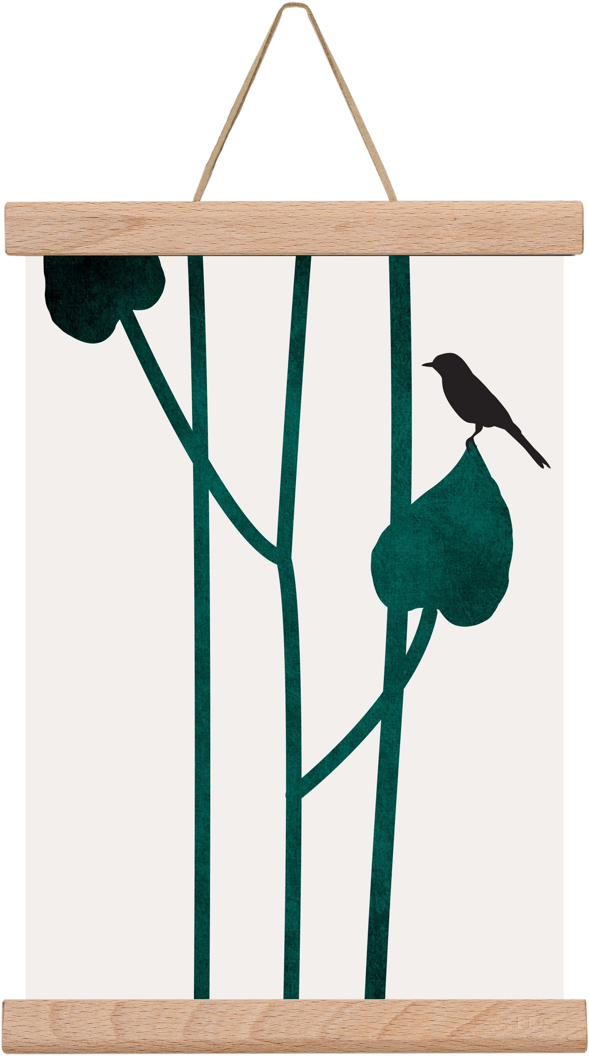 The bird, 20x30 cm (20x30 cm), Tölgy akasztó