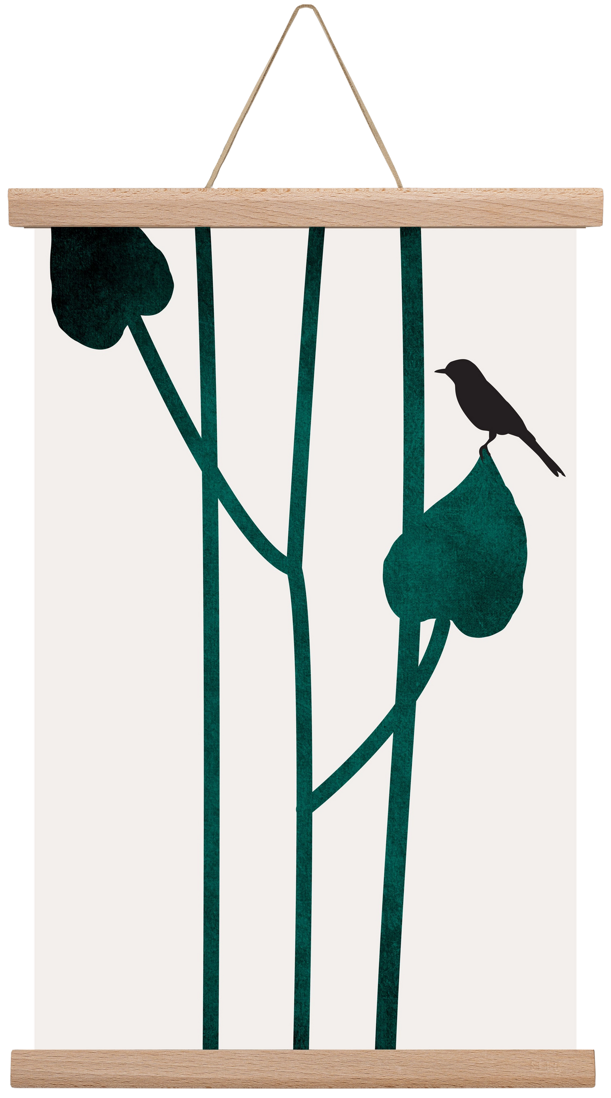 The bird, 30x45 cm (30x45 cm), Tölgy akasztó