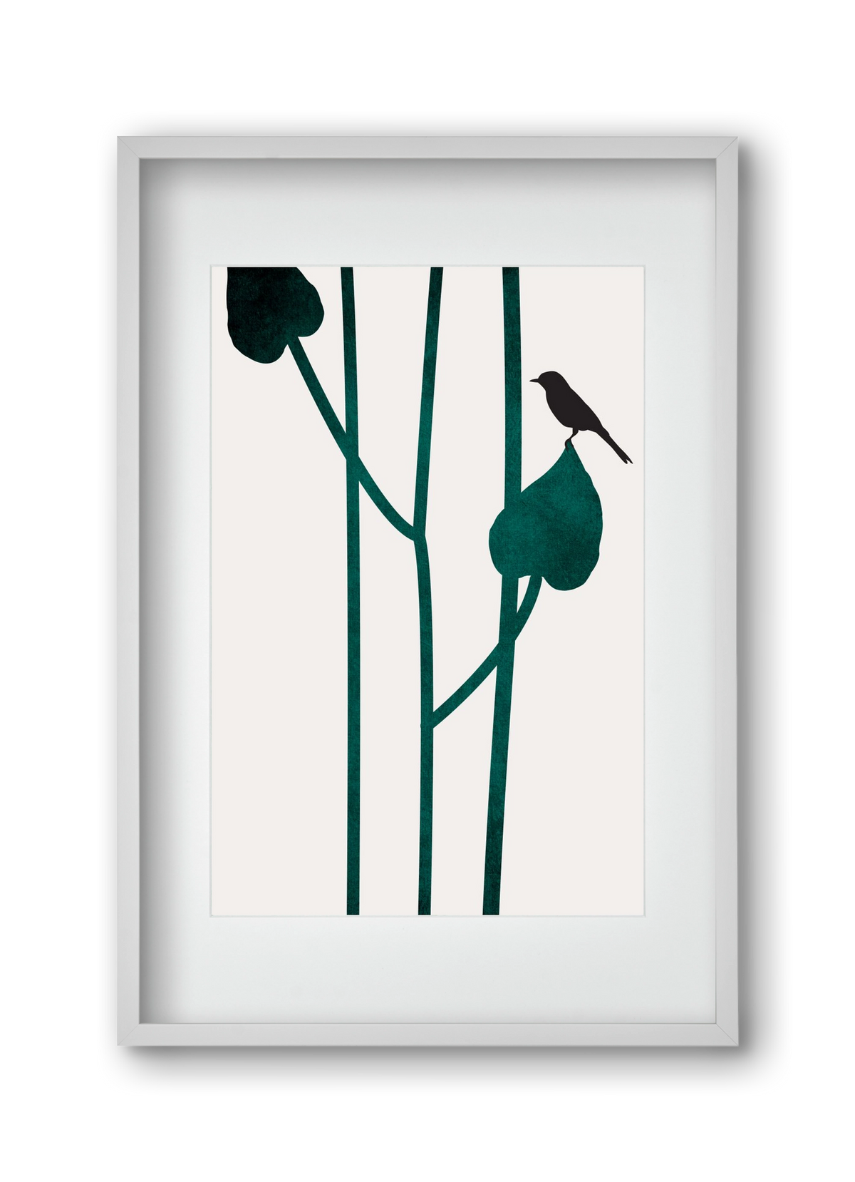 The bird, 30x45 cm (20x30 cm), Fehér keret, paszpartuval