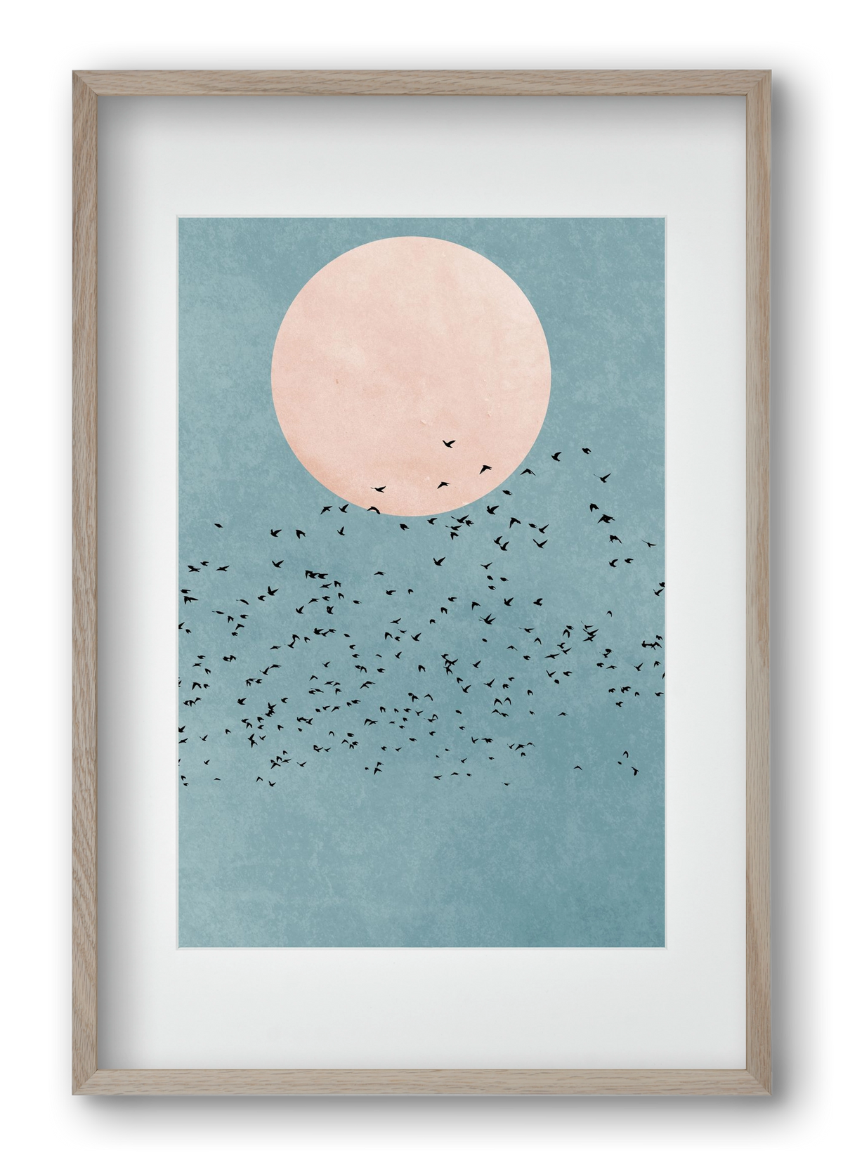 Fly away, 40x60 cm (30x45 cm), Tölgy keret, paszpartuval