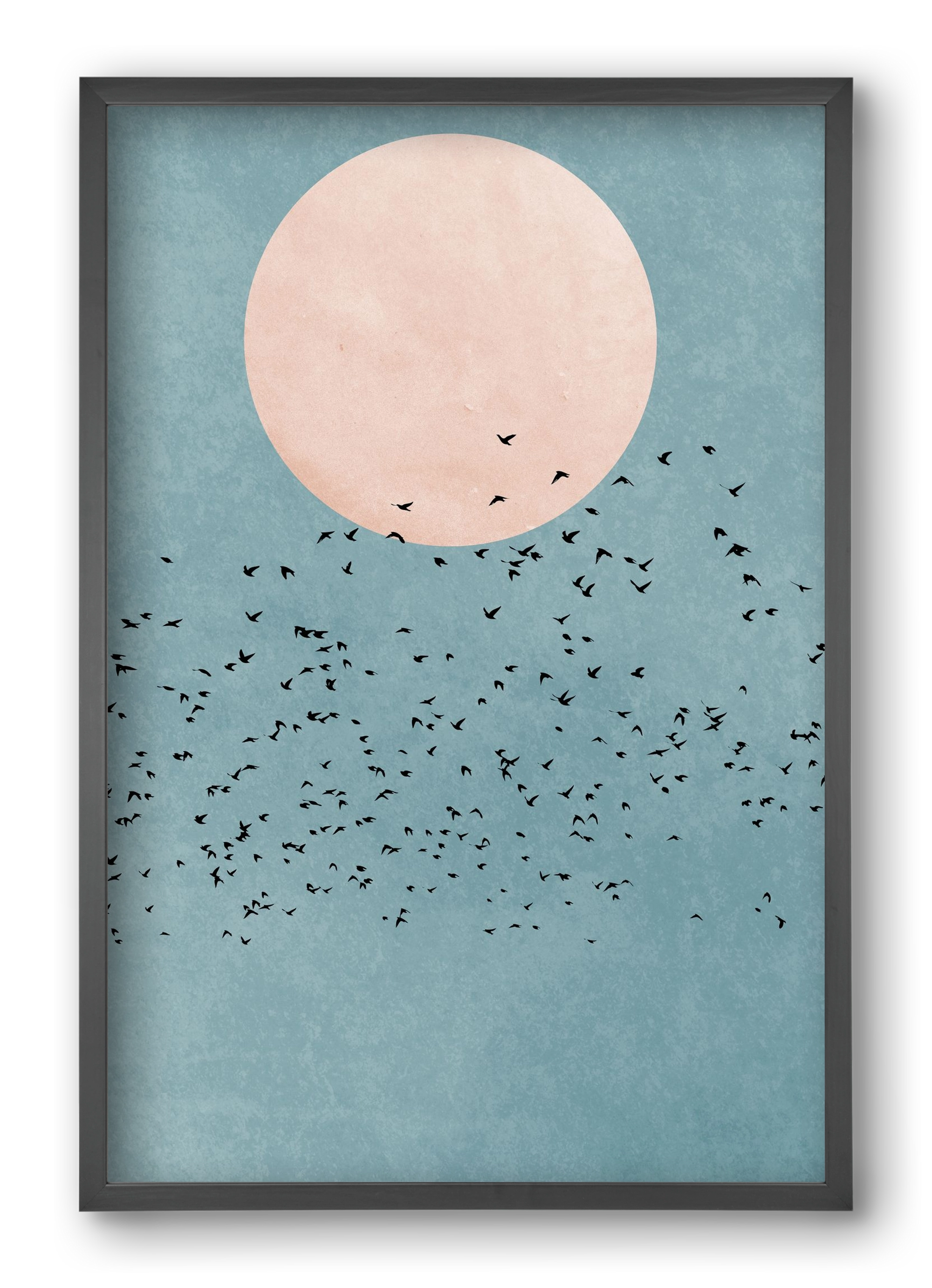 Fly away, 40x60 cm (40x60 cm), Fekete keret