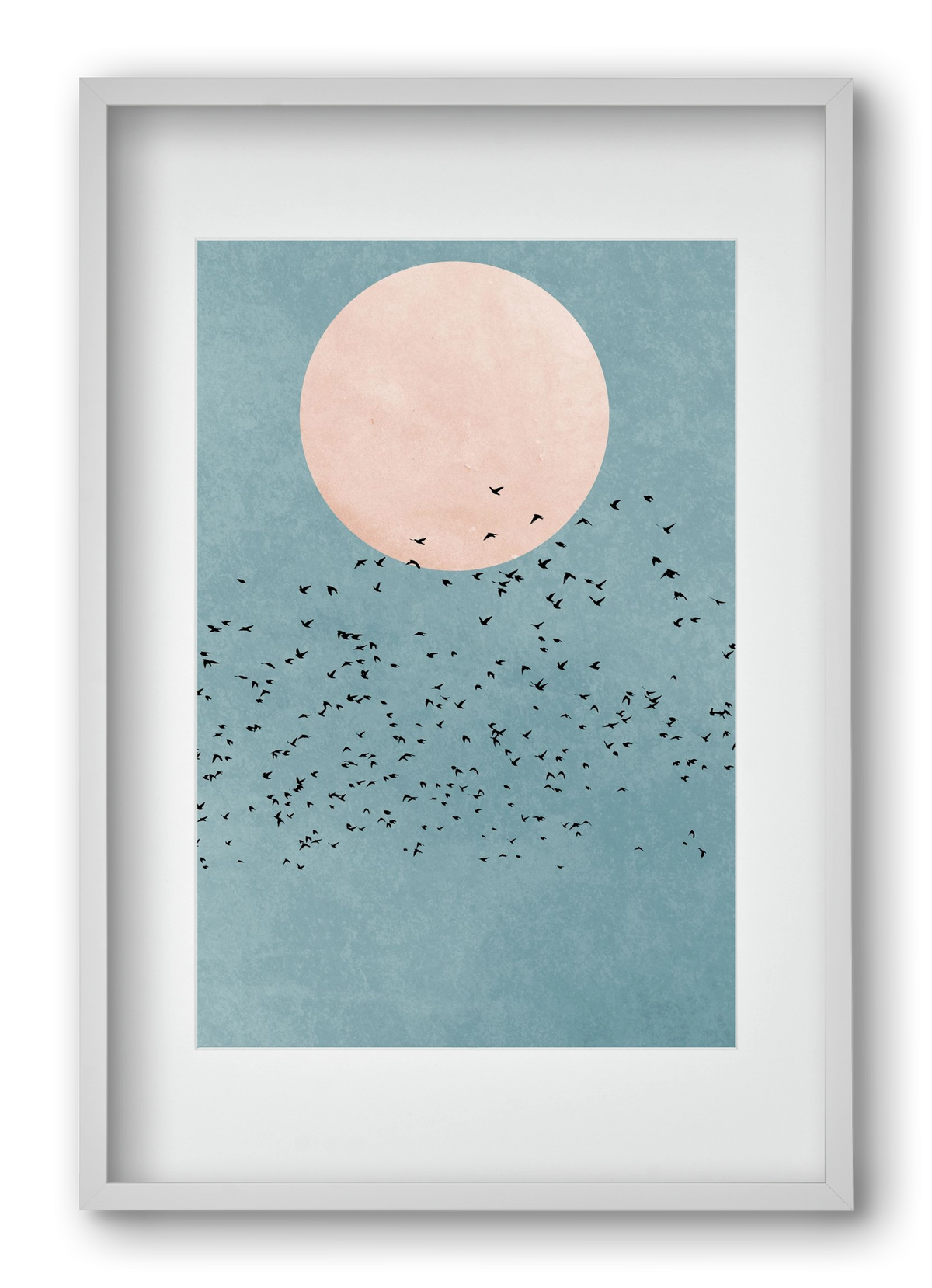 Fly away, 40x60 cm (30x45 cm), Fehér keret, paszpartuval