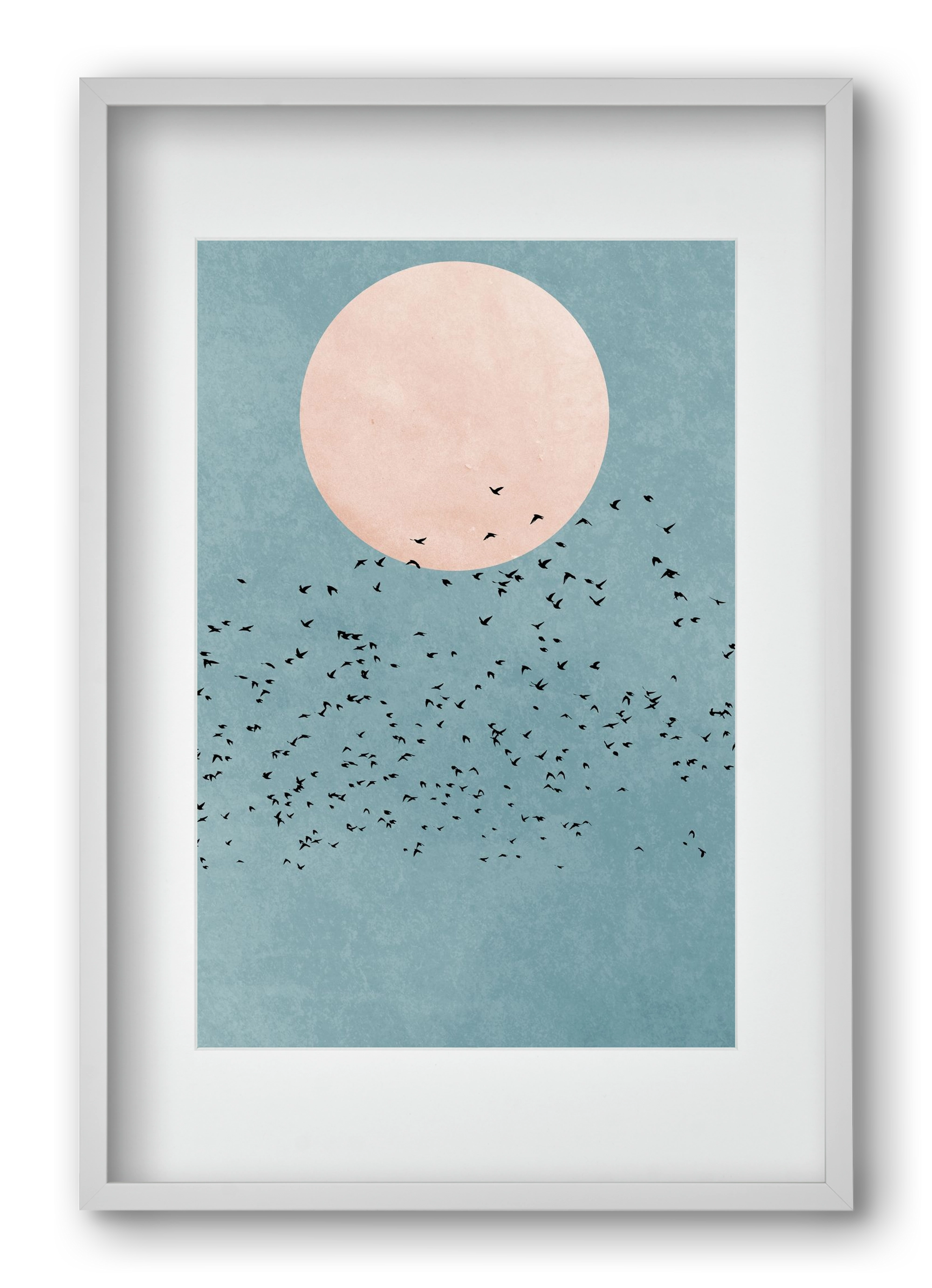 Fly away, 40x60 cm (30x45 cm), Fehér keret, paszpartuval