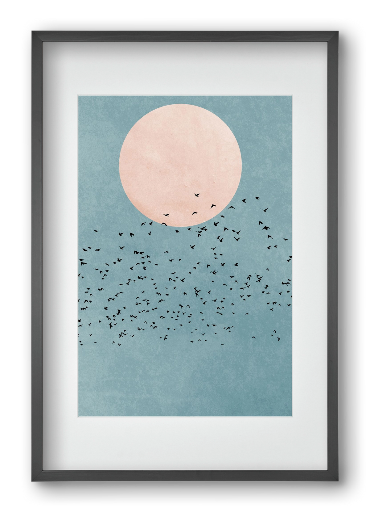 Fly away, 40x60 cm (30x45 cm), Fekete keret, paszpartuval