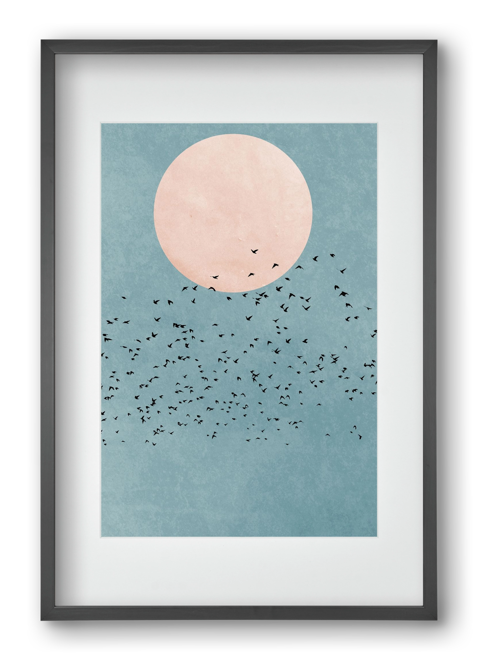 Fly away, 40x60 cm (30x45 cm), Fekete keret, paszpartuval