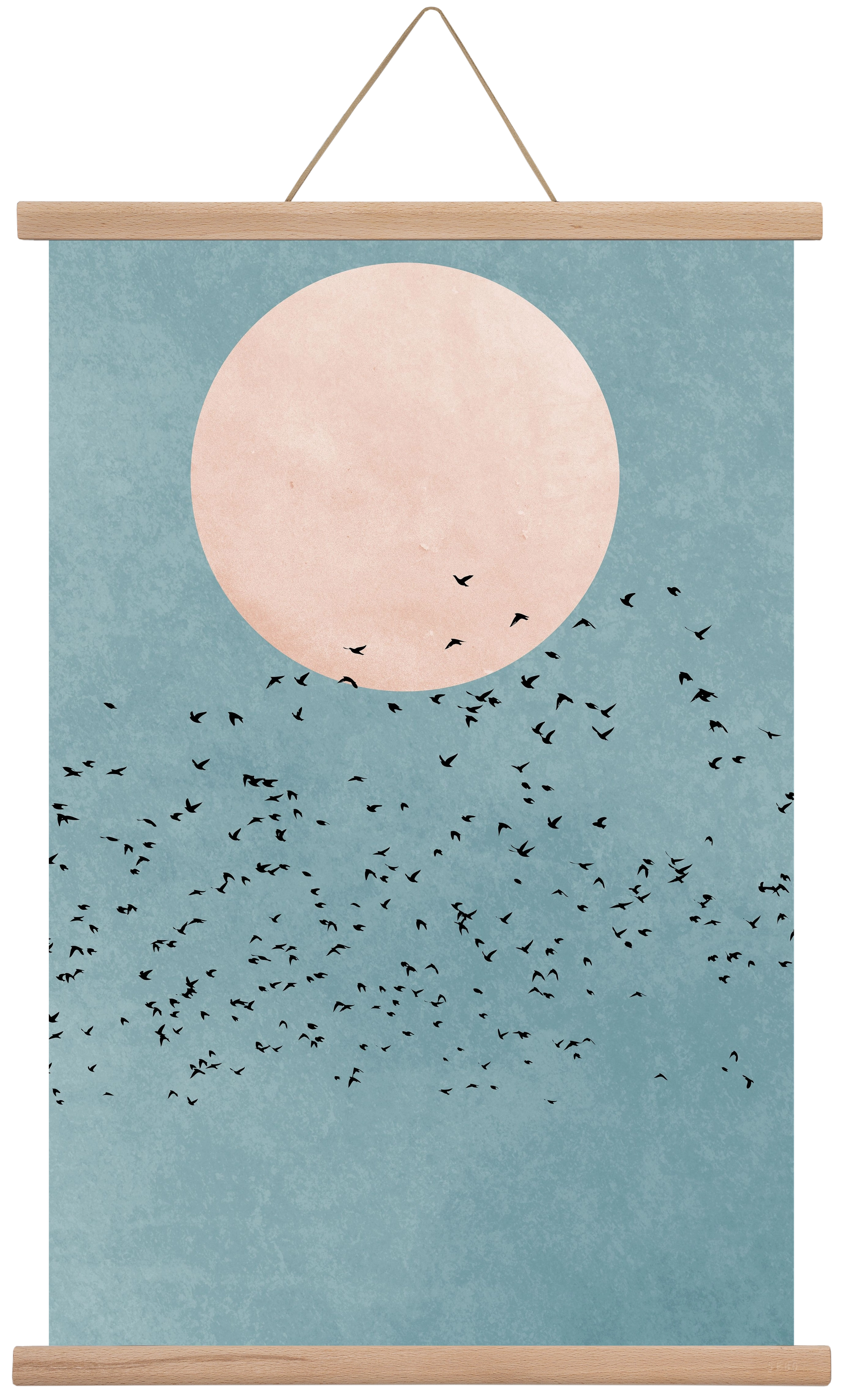 Fly away, 40x60 cm (40x60 cm), Tölgy akasztó