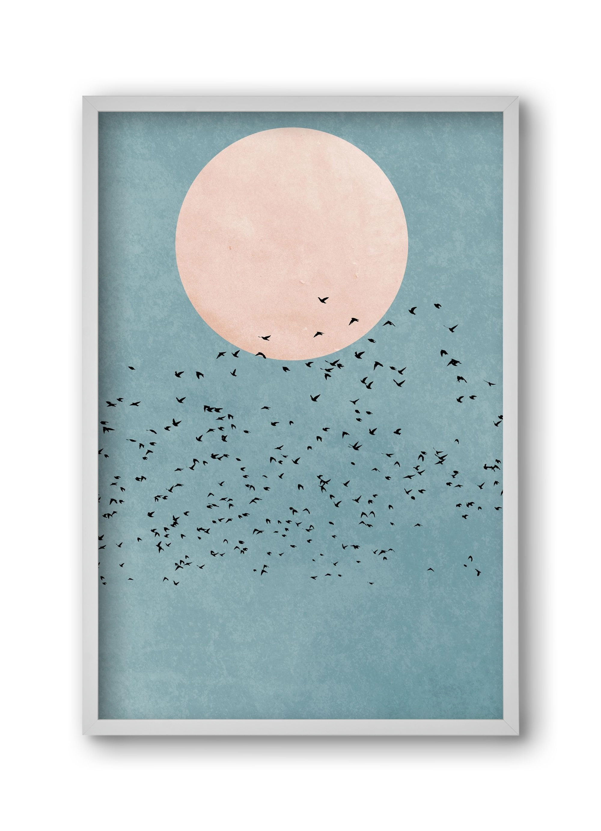 Fly away, 30x45 cm (30x45 cm), Fehér keret