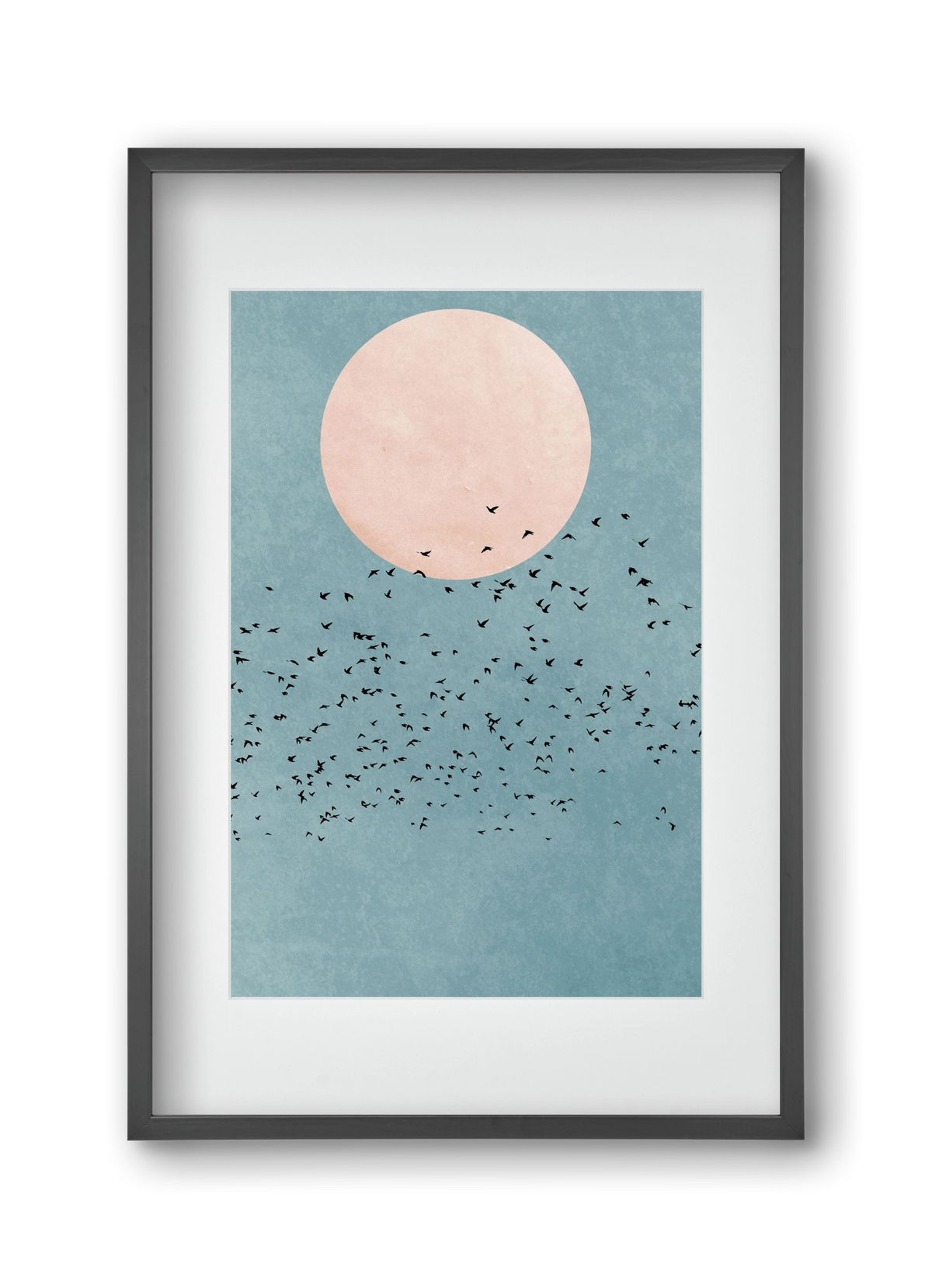 Fly away, 30x45 cm (20x30 cm), Fekete keret, paszpartuval