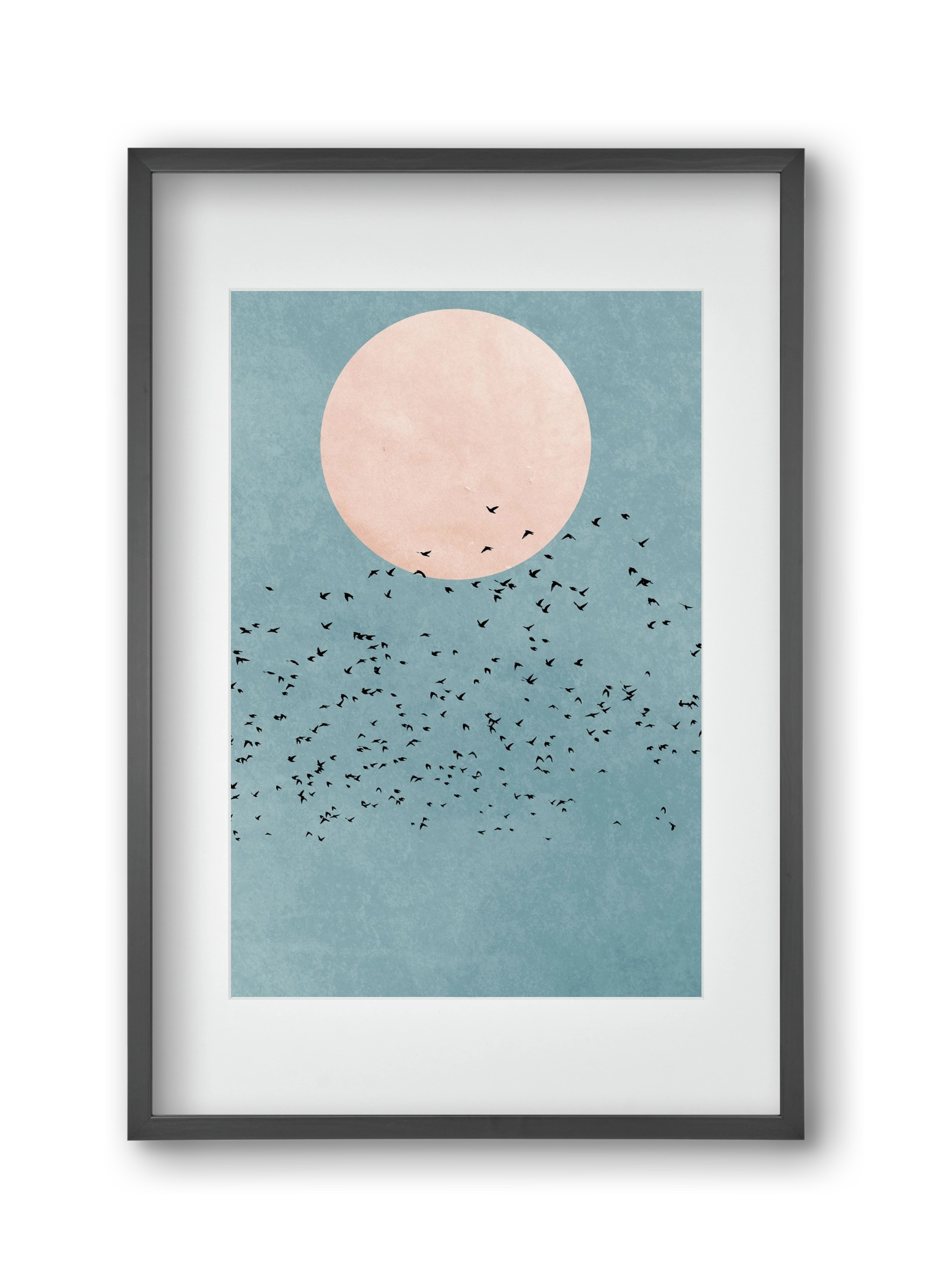 Fly away, 30x45 cm (20x30 cm), Fekete keret, paszpartuval