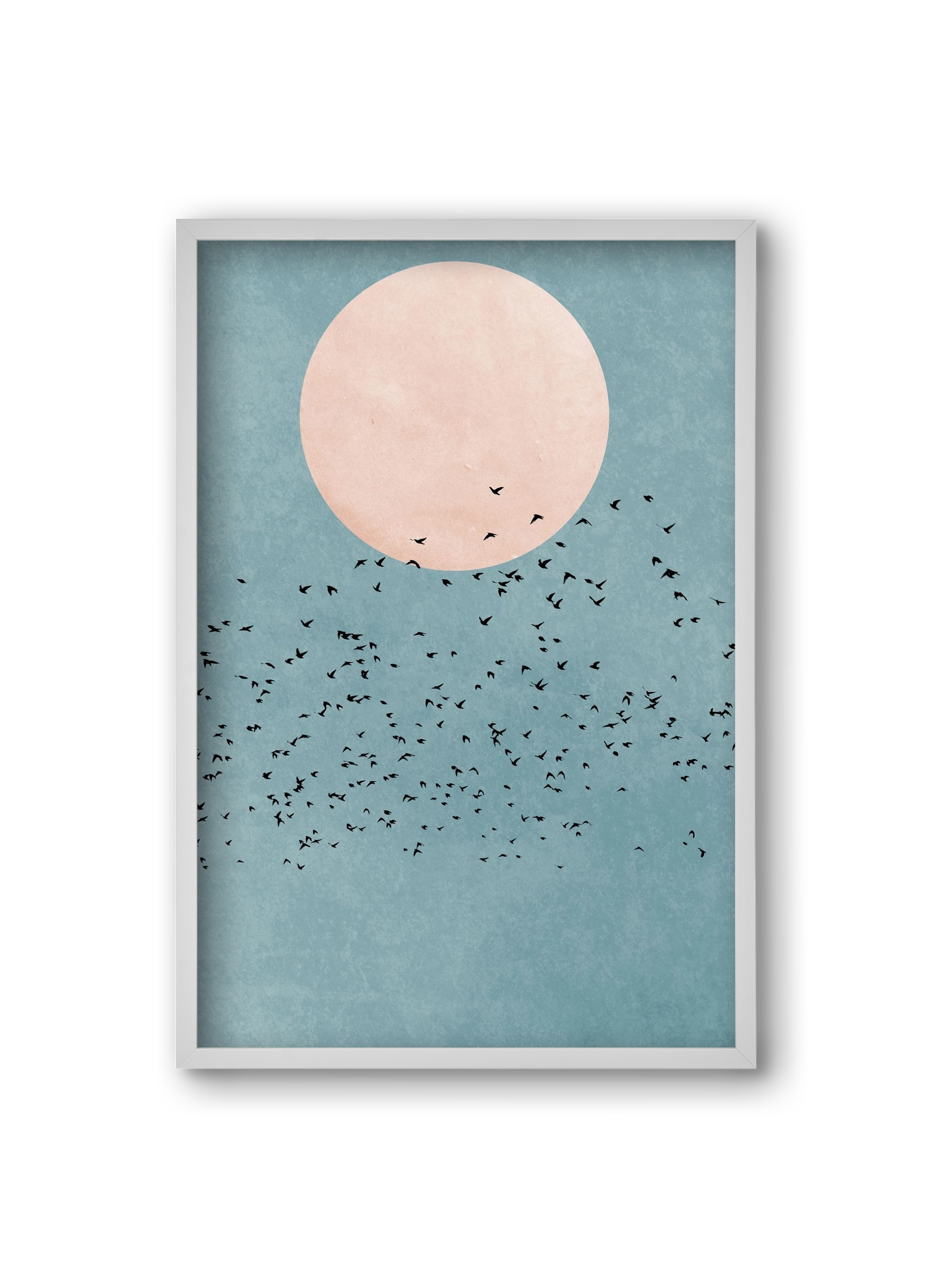 Fly away, 20x30 cm (20x30 cm), Fehér keret