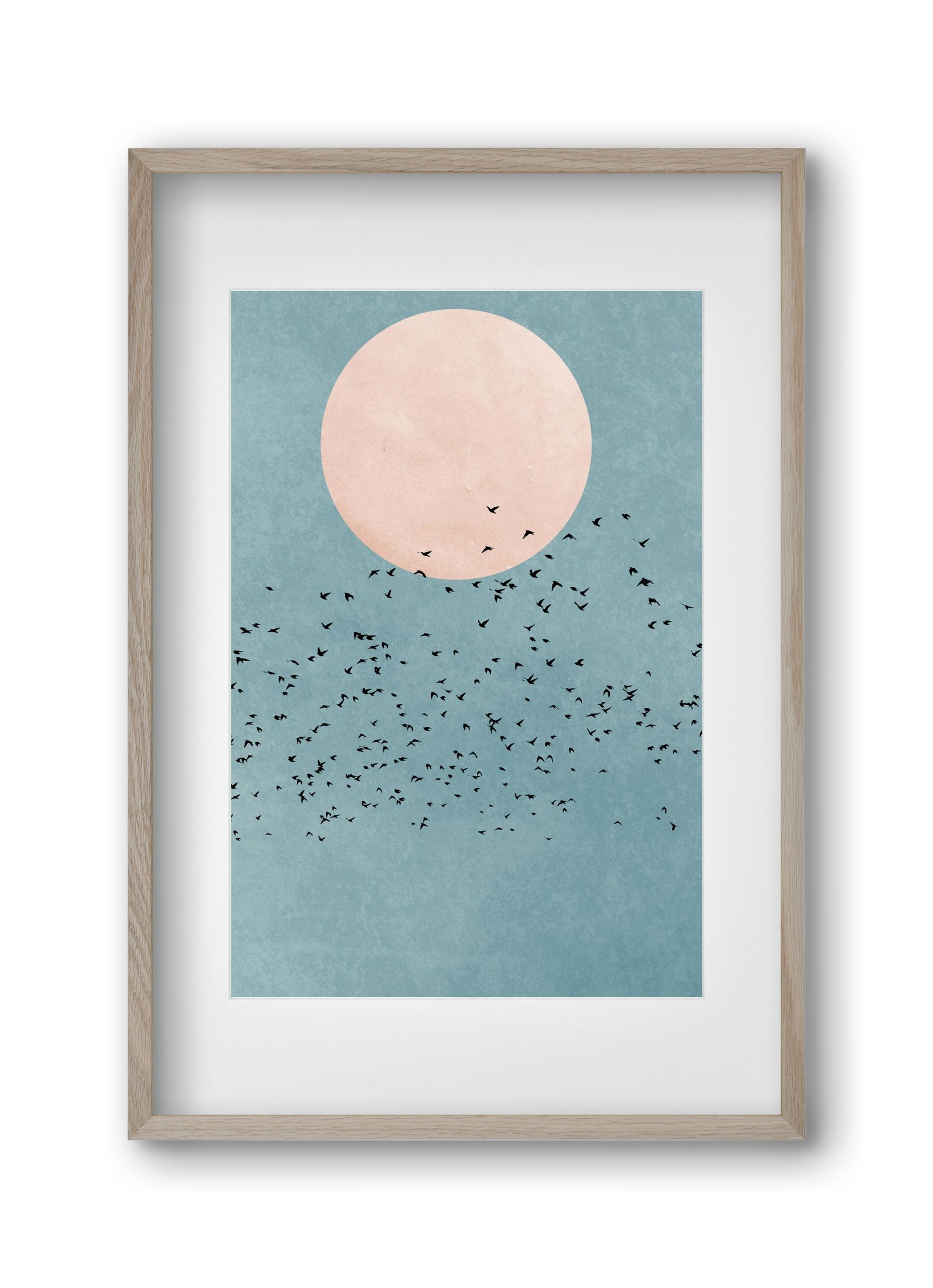 Fly away, 30x45 cm (20x30 cm), Tölgy keret, paszpartuval