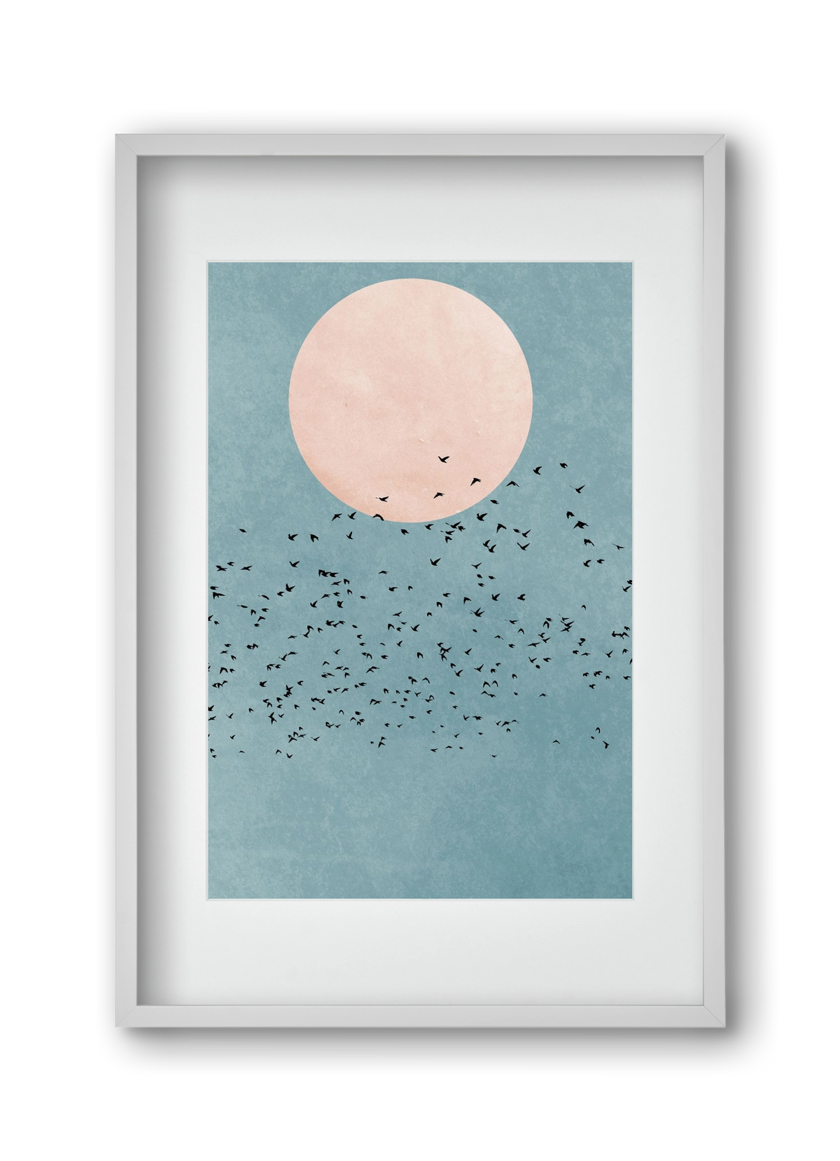 Fly away, 30x45 cm (20x30 cm), Fehér keret, paszpartuval