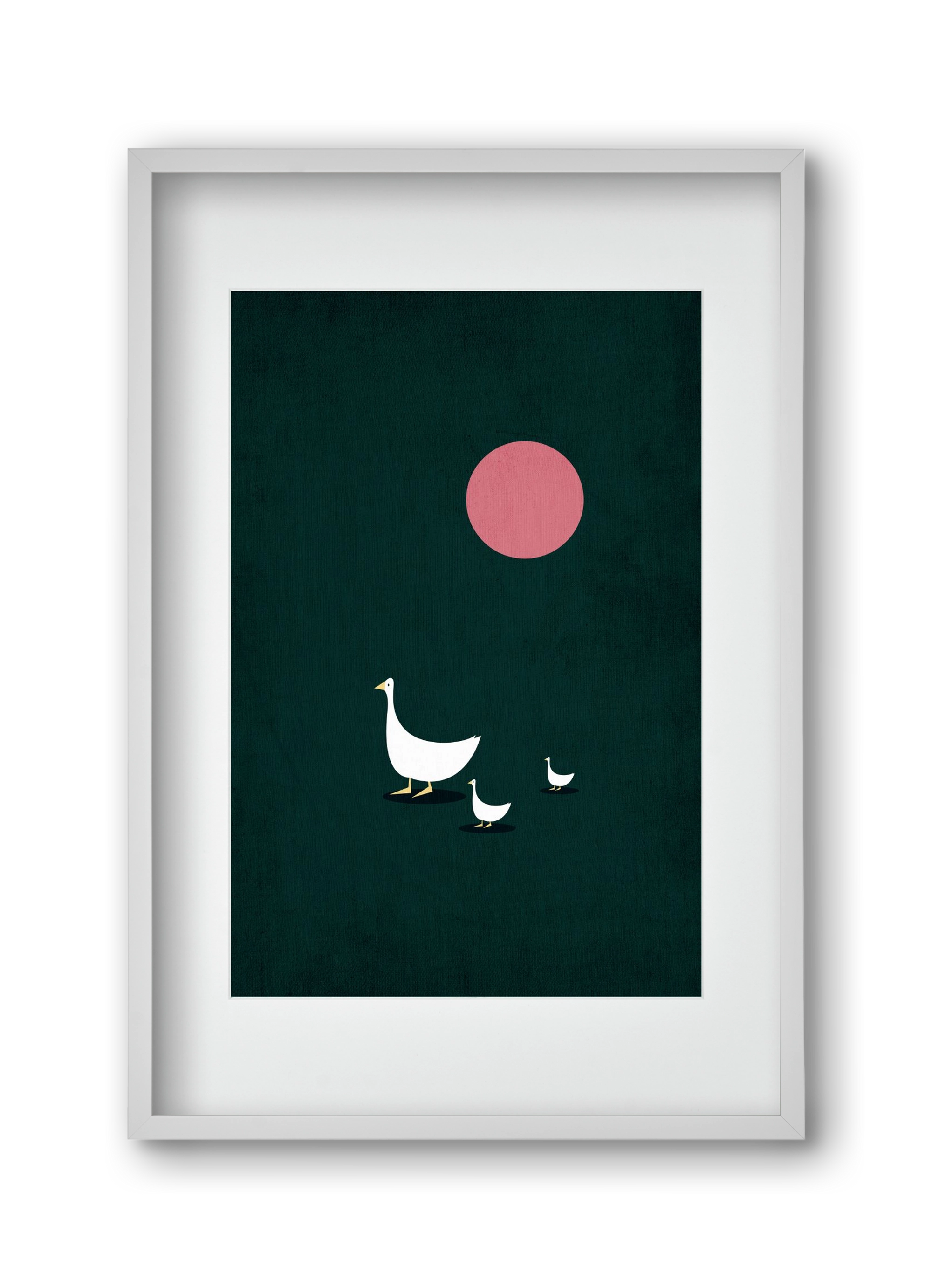 Sunny side of life, 30x45 cm (20x30 cm), Fehér keret, paszpartuval