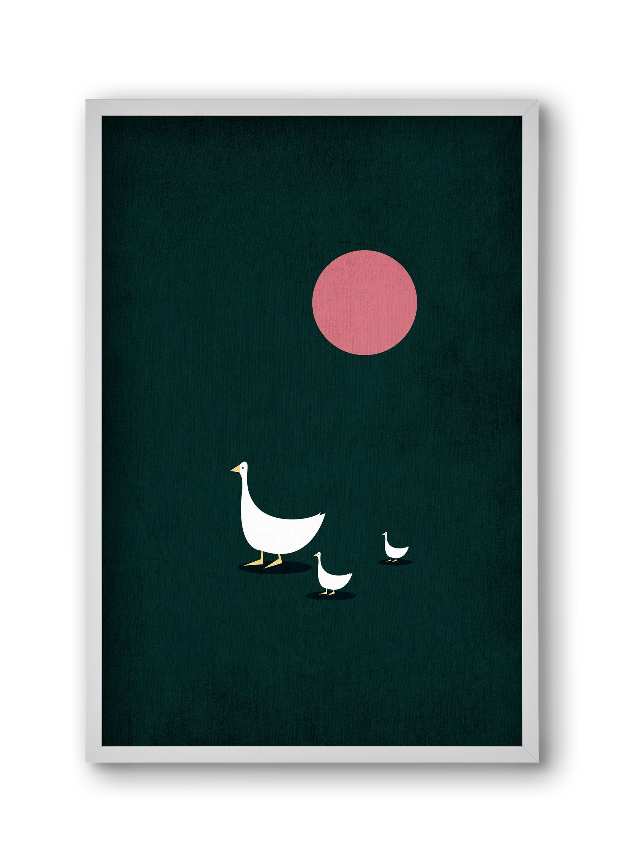 Sunny side of life, 30x45 cm (30x45 cm), Fehér keret