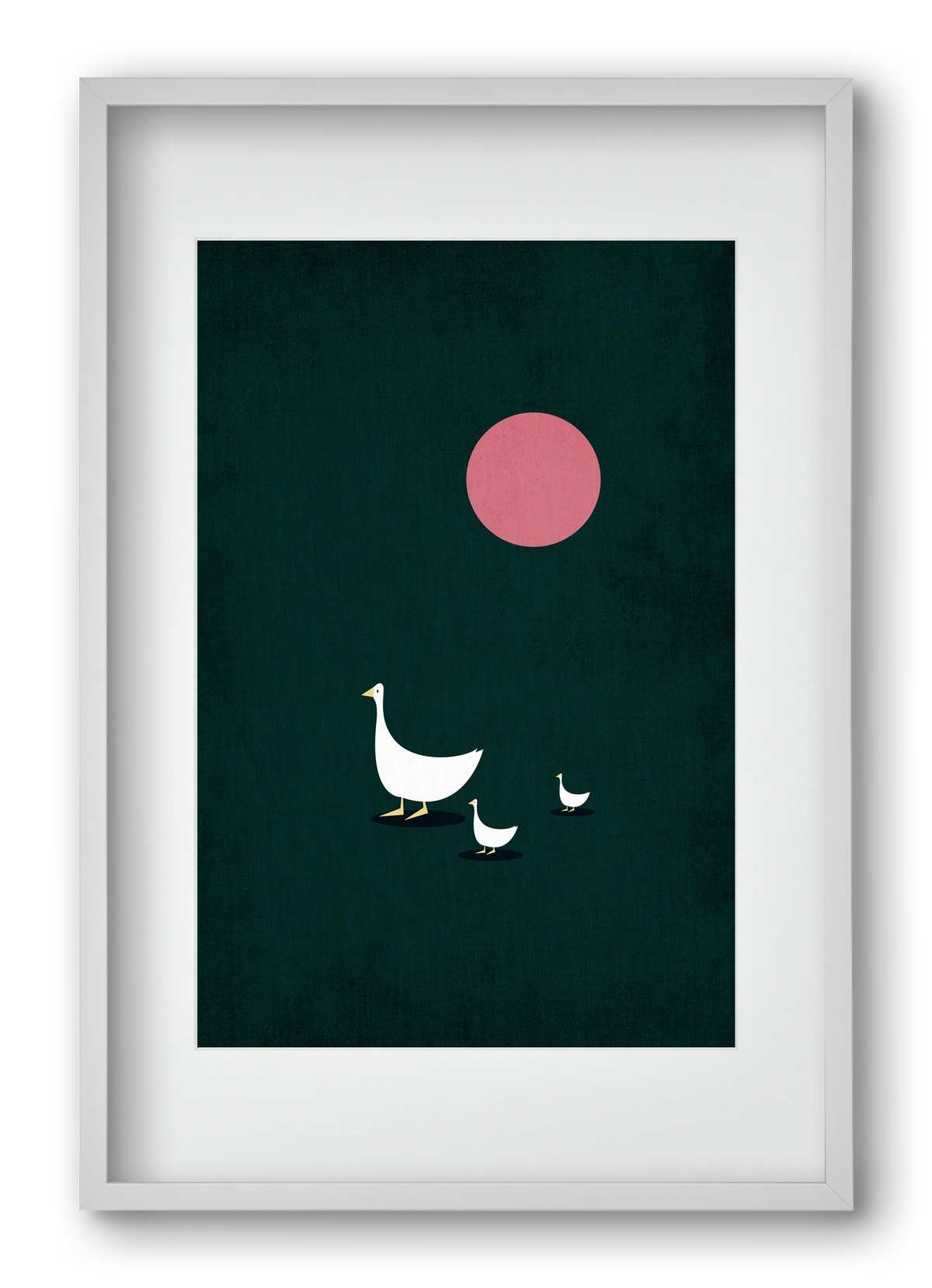 Sunny side of life, 40x60 cm (30x45 cm), Fehér keret, paszpartuval