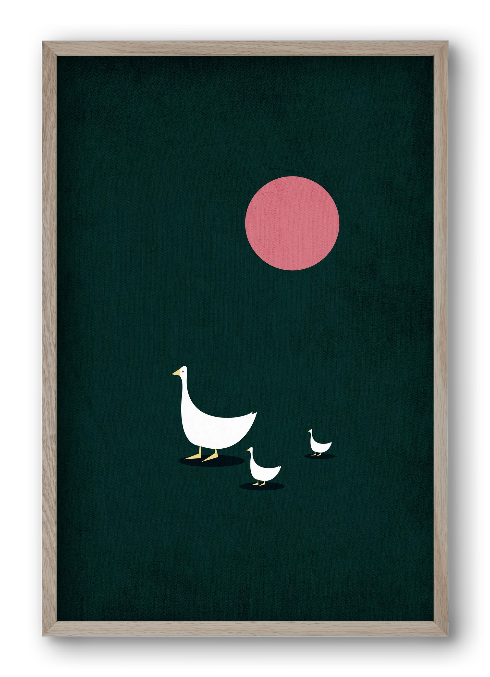 Sunny side of life, 40x60 cm (40x60 cm), Tölgy keret