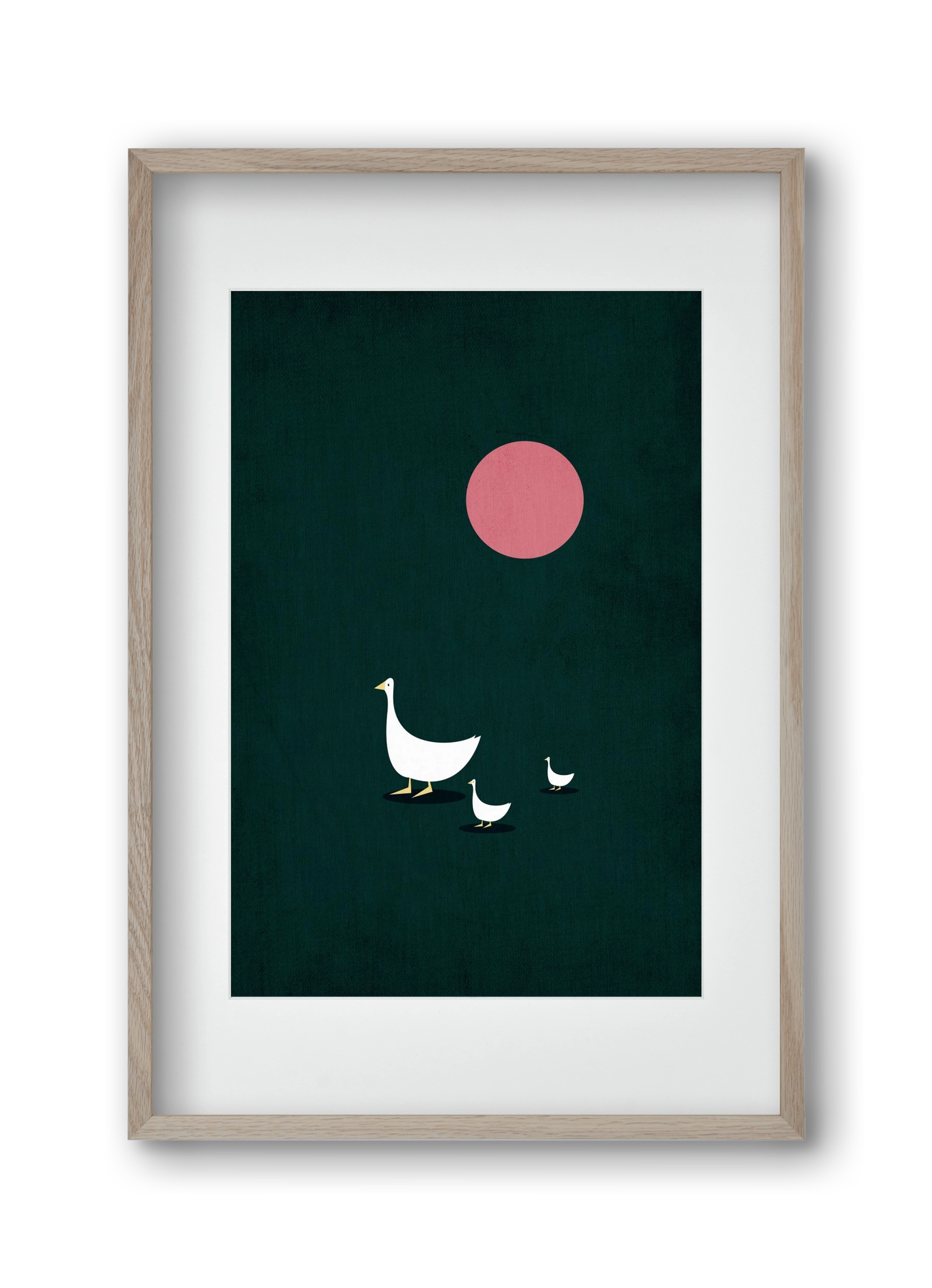 Sunny side of life, 30x45 cm (20x30 cm), Tölgy keret, paszpartuval