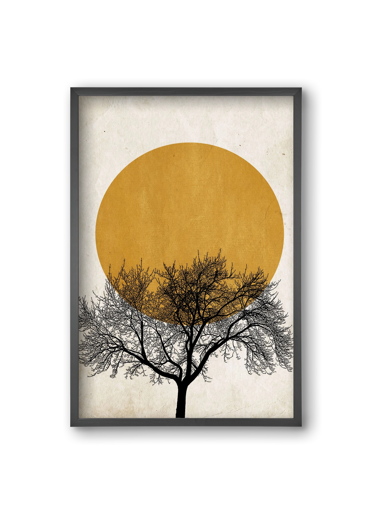 Wintermorgen, 20x30 cm (20x30 cm), Fekete keret