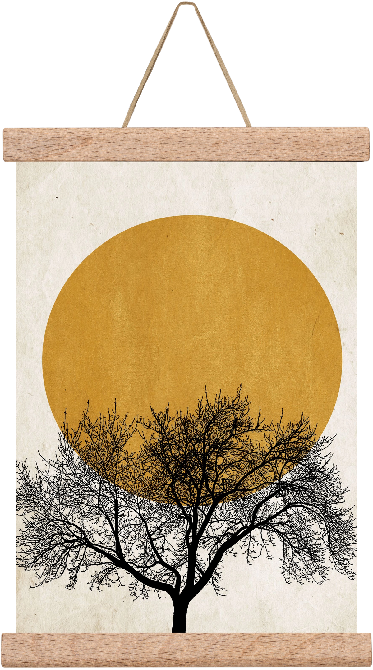Wintermorgen, 20x30 cm (20x30 cm), Tölgy akasztó