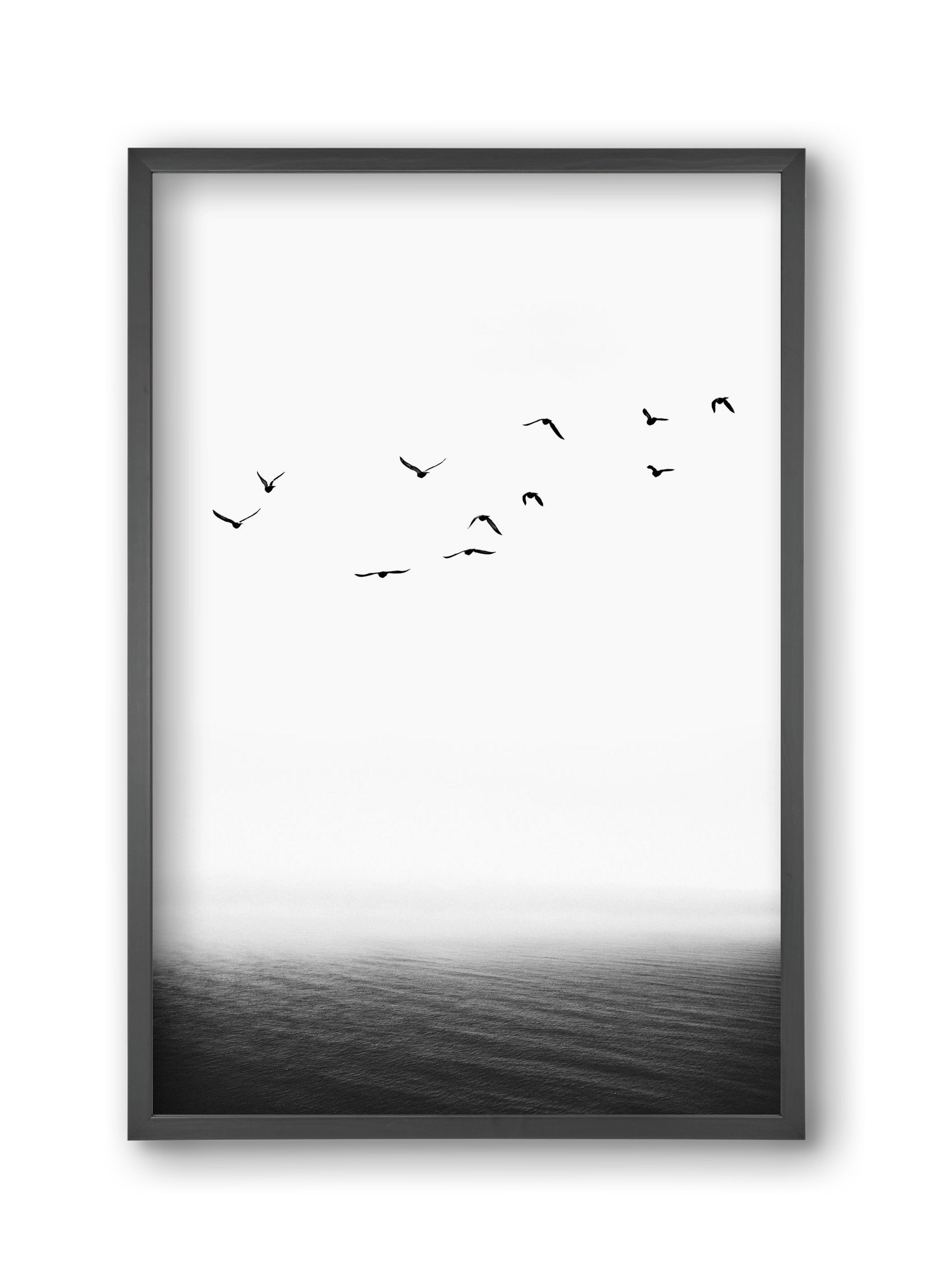 The seaside, 30x45 cm (30x45 cm), Fekete keret