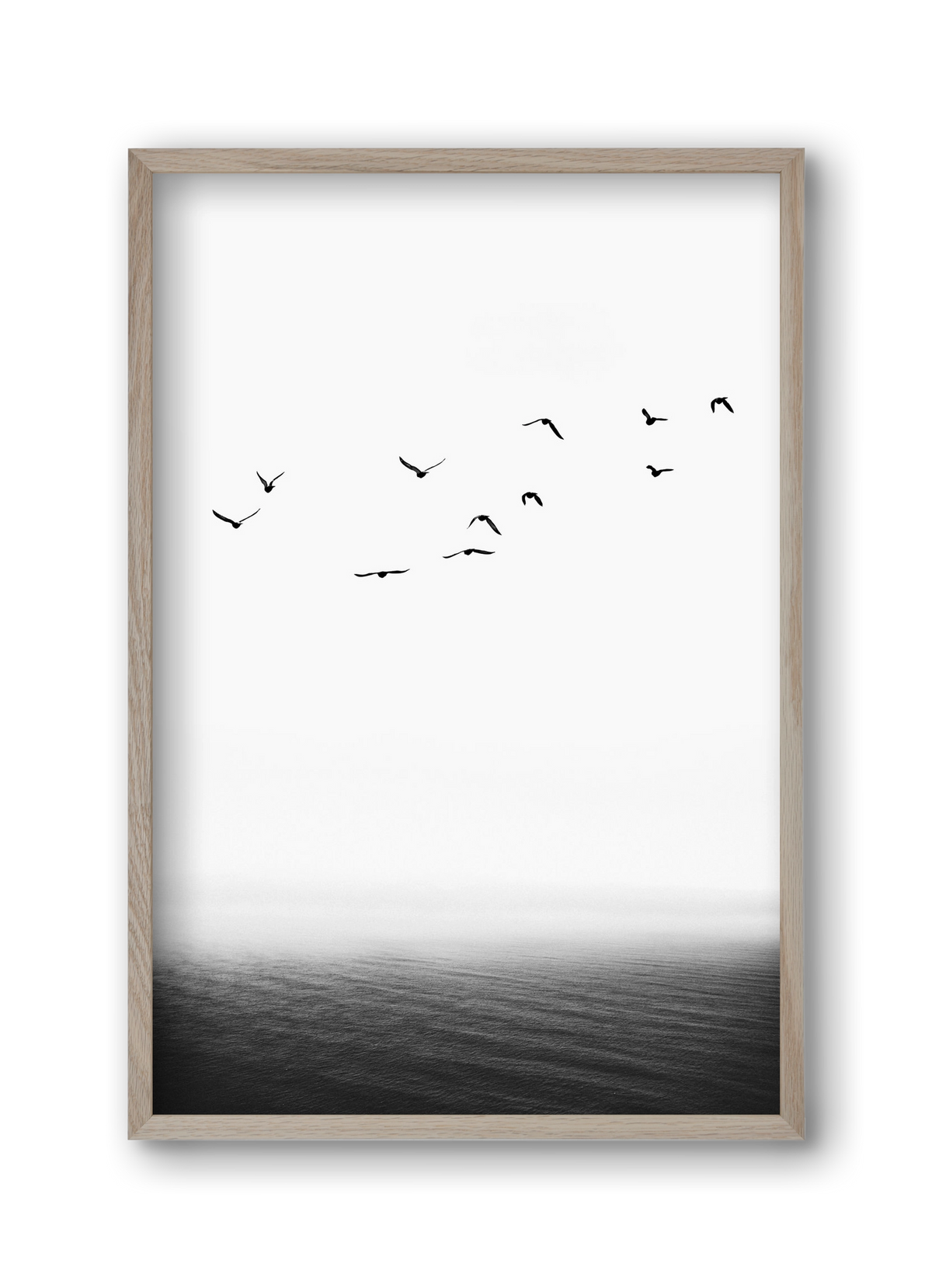 The seaside, 30x45 cm (30x45 cm), Tölgy keret