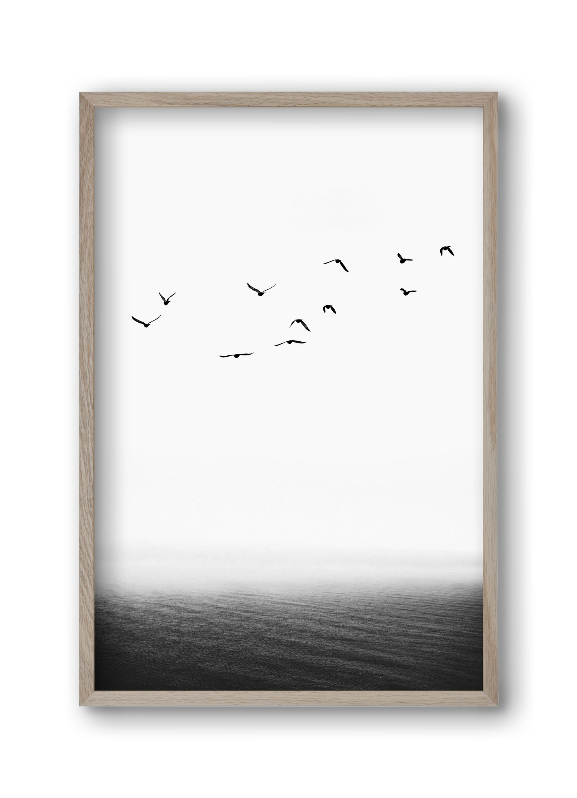 The seaside, 30x45 cm (30x45 cm), Tölgy keret