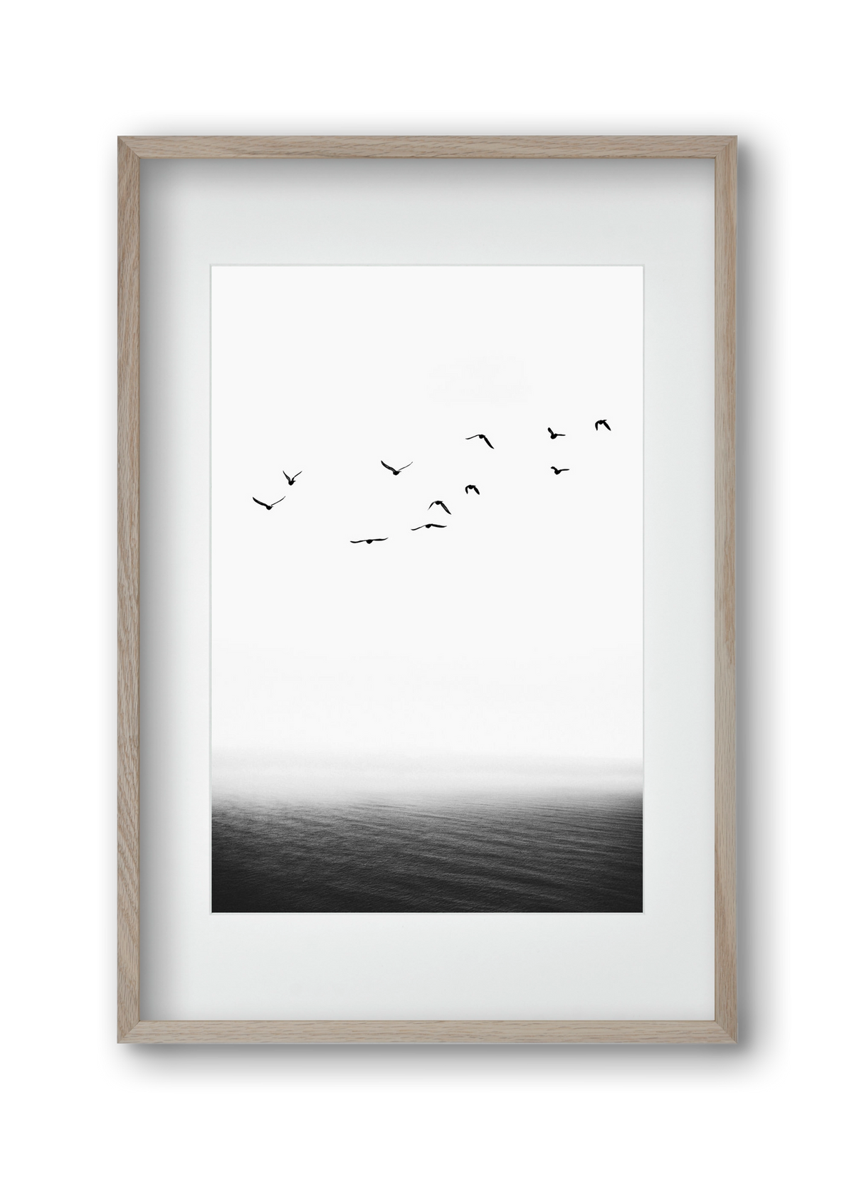 The seaside, 30x45 cm (20x30 cm), Tölgy keret, paszpartuval