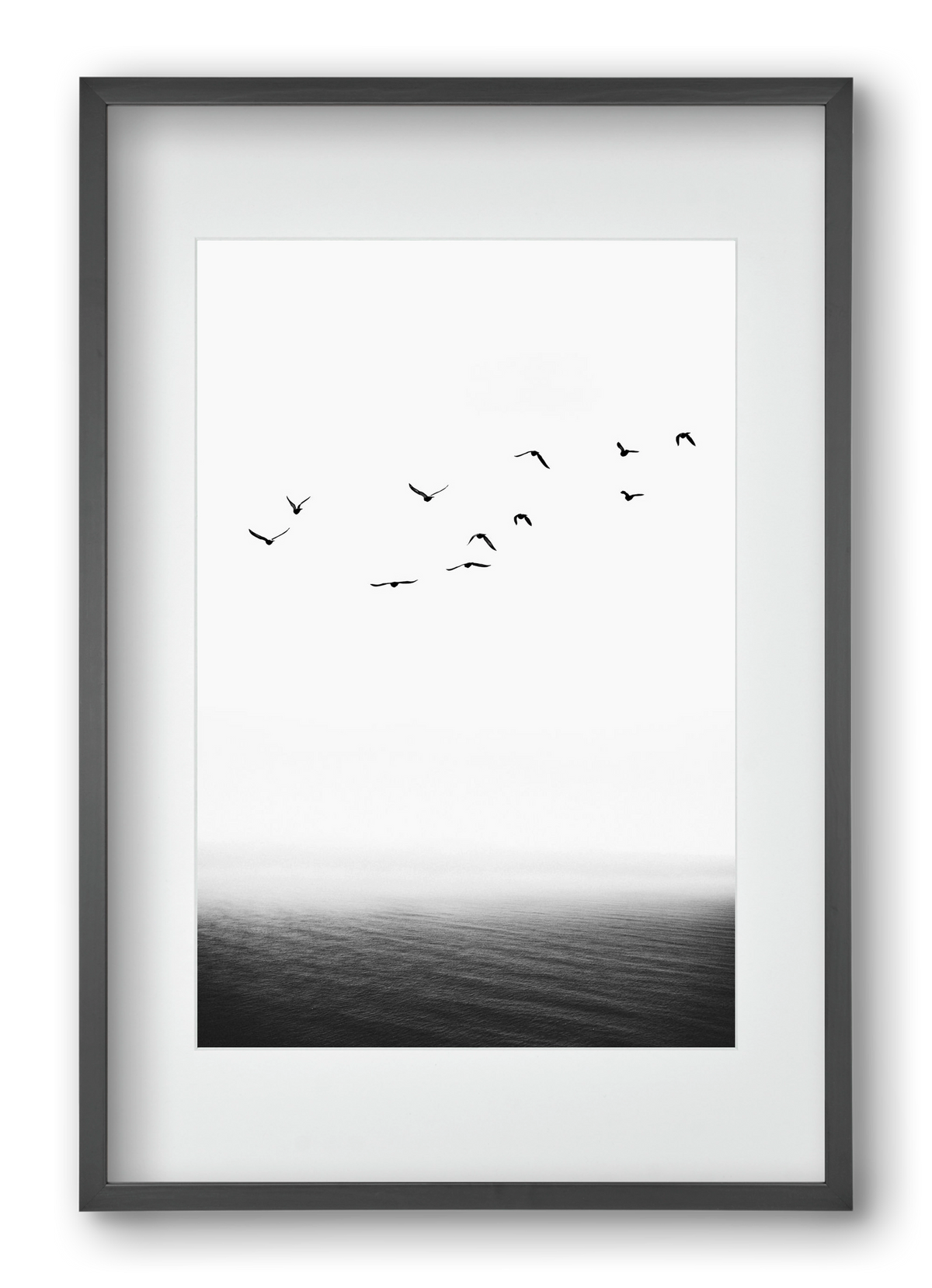 The seaside, 40x60 cm (30x45 cm), Fekete keret, paszpartuval