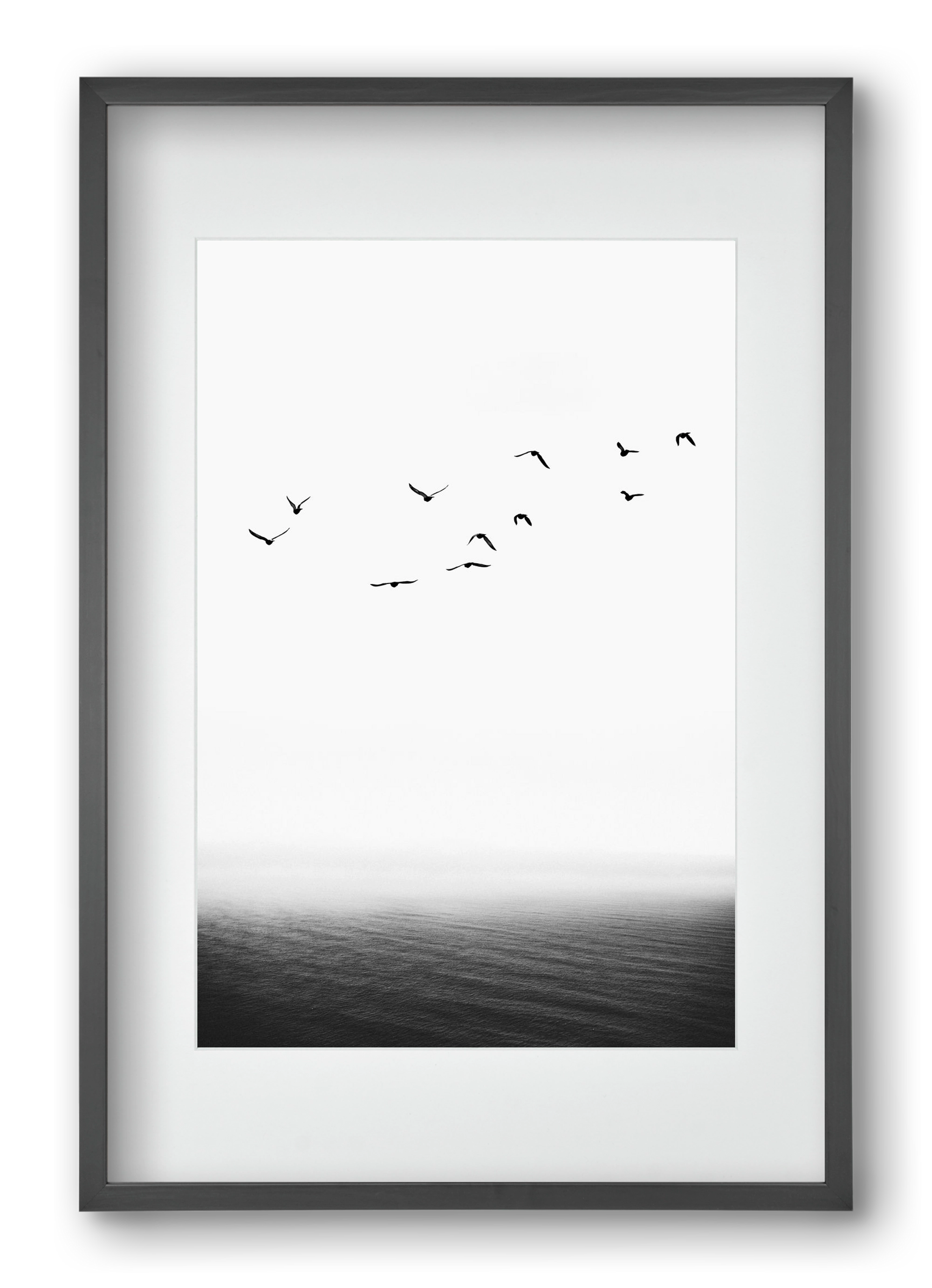 The seaside, 40x60 cm (30x45 cm), Fekete keret, paszpartuval