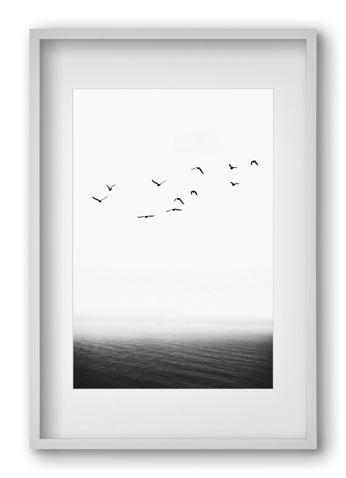 The seaside, 40x60 cm (30x45 cm), Fehér keret, paszpartuval