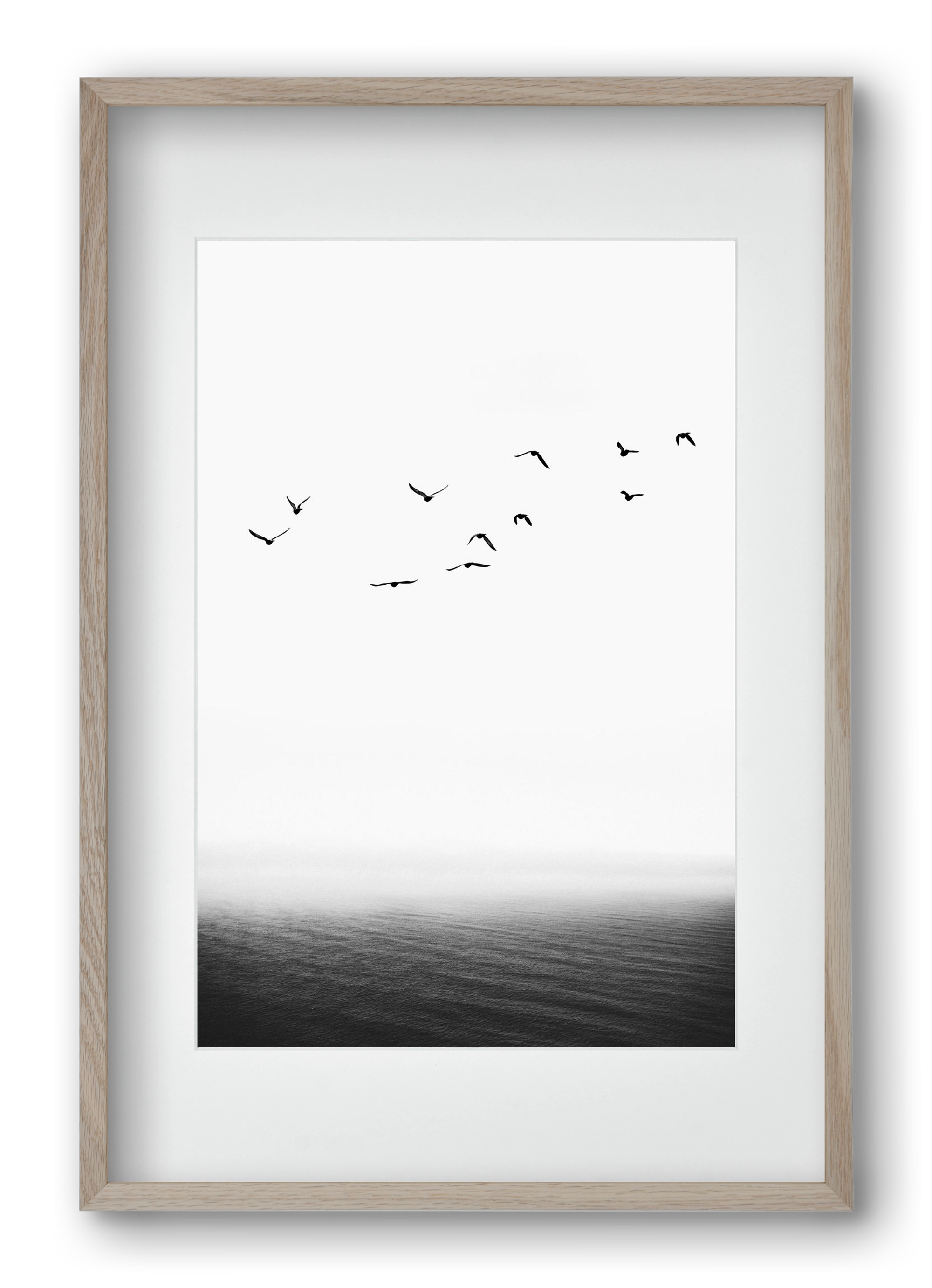 The seaside, 40x60 cm (30x45 cm), Tölgy keret, paszpartuval