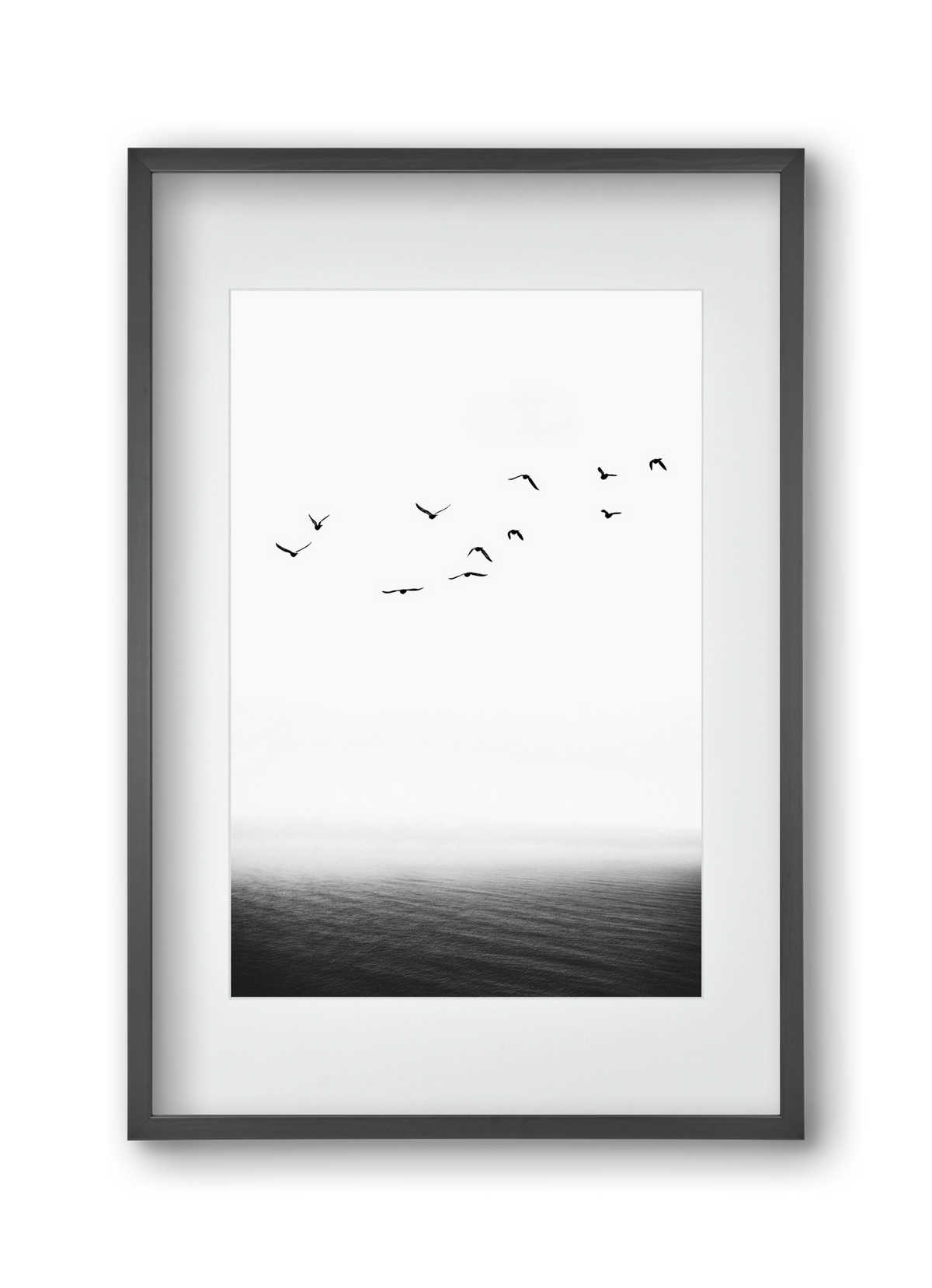 The seaside, 30x45 cm (20x30 cm), Fekete keret, paszpartuval