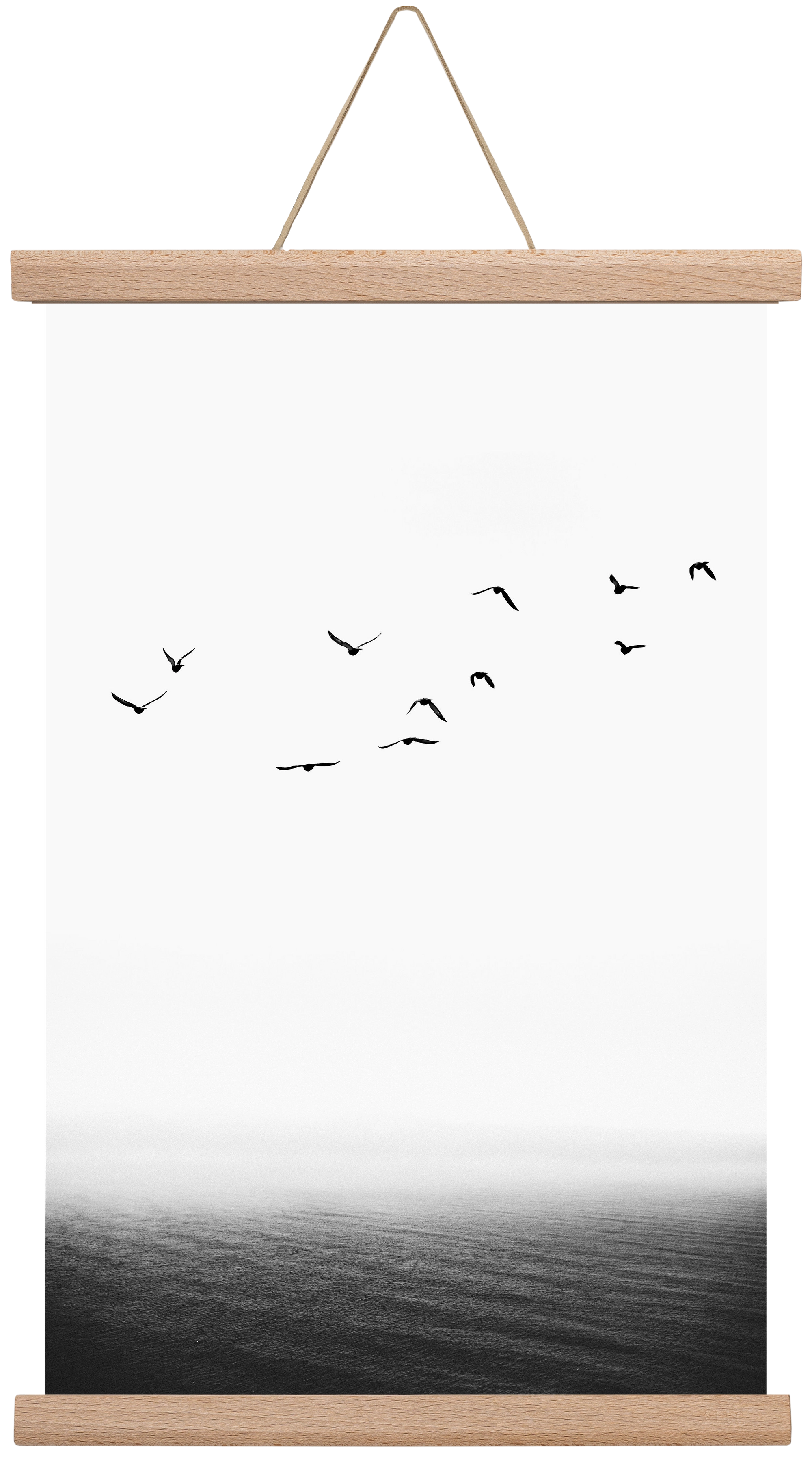The seaside, 30x45 cm (30x45 cm), Tölgy akasztó