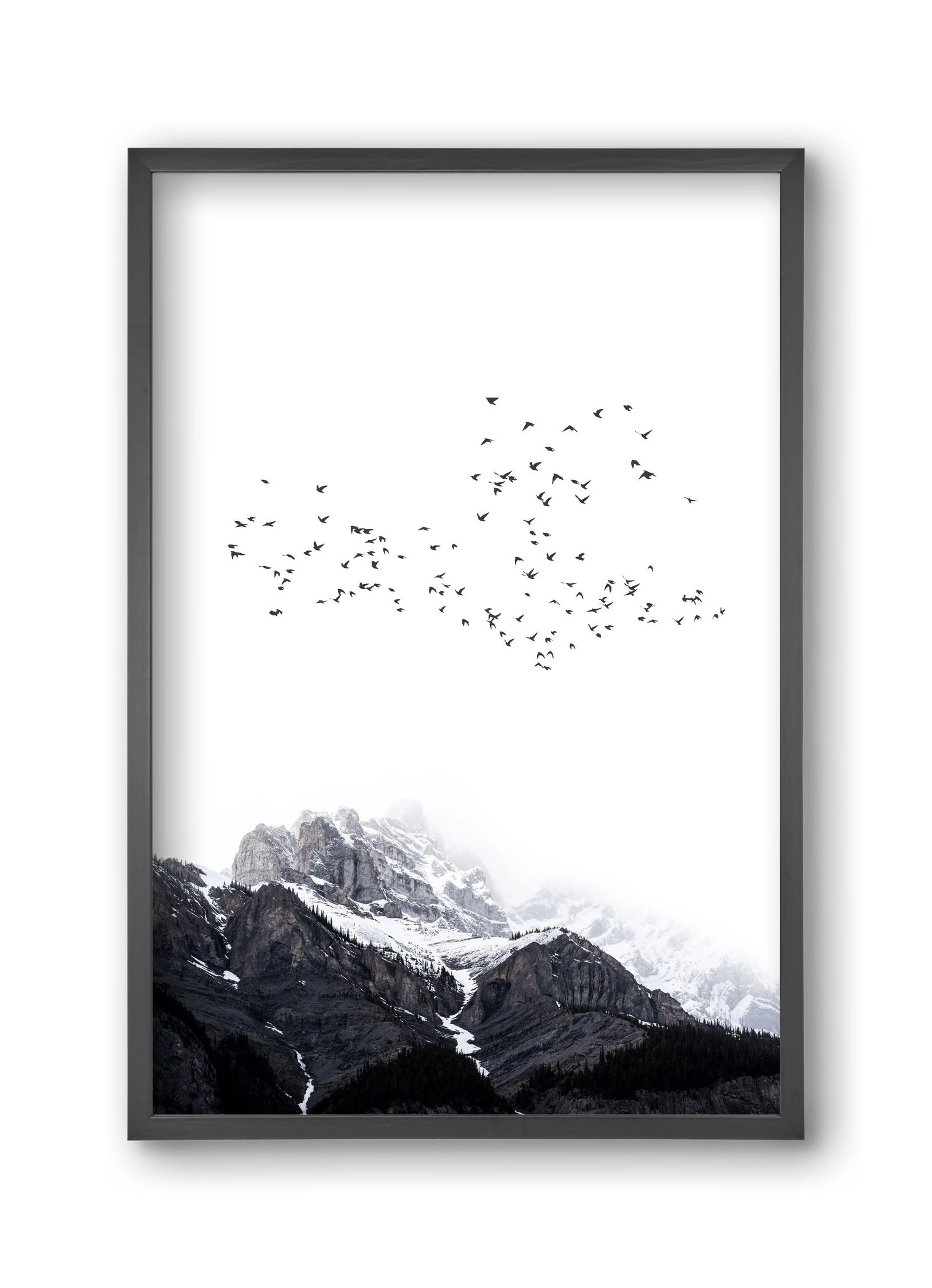The mountains, 30x45 cm (30x45 cm), Fekete keret
