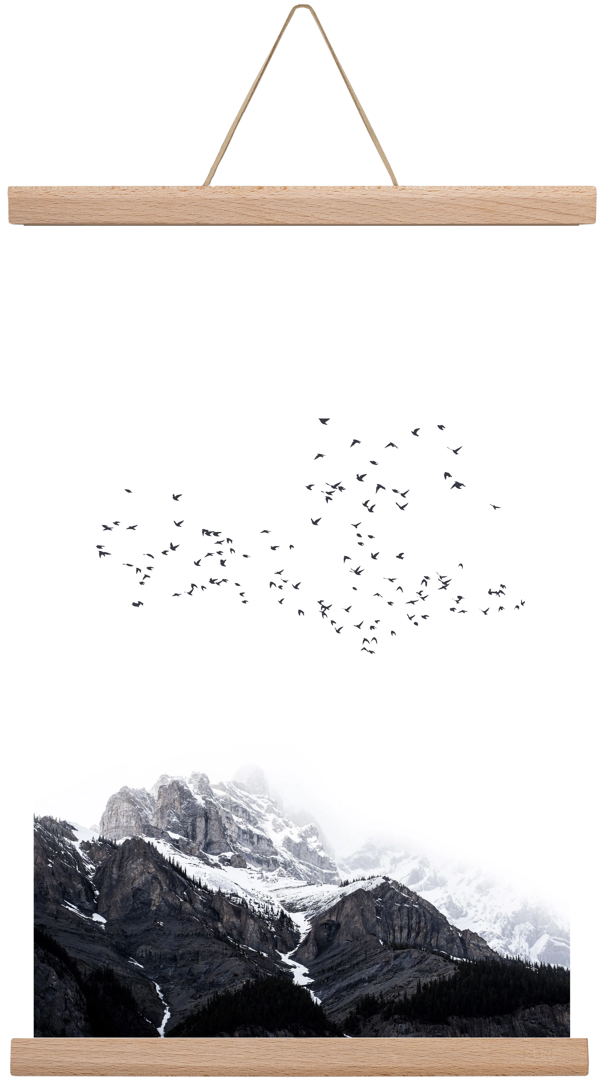 The mountains, 30x45 cm (30x45 cm), Tölgy akasztó