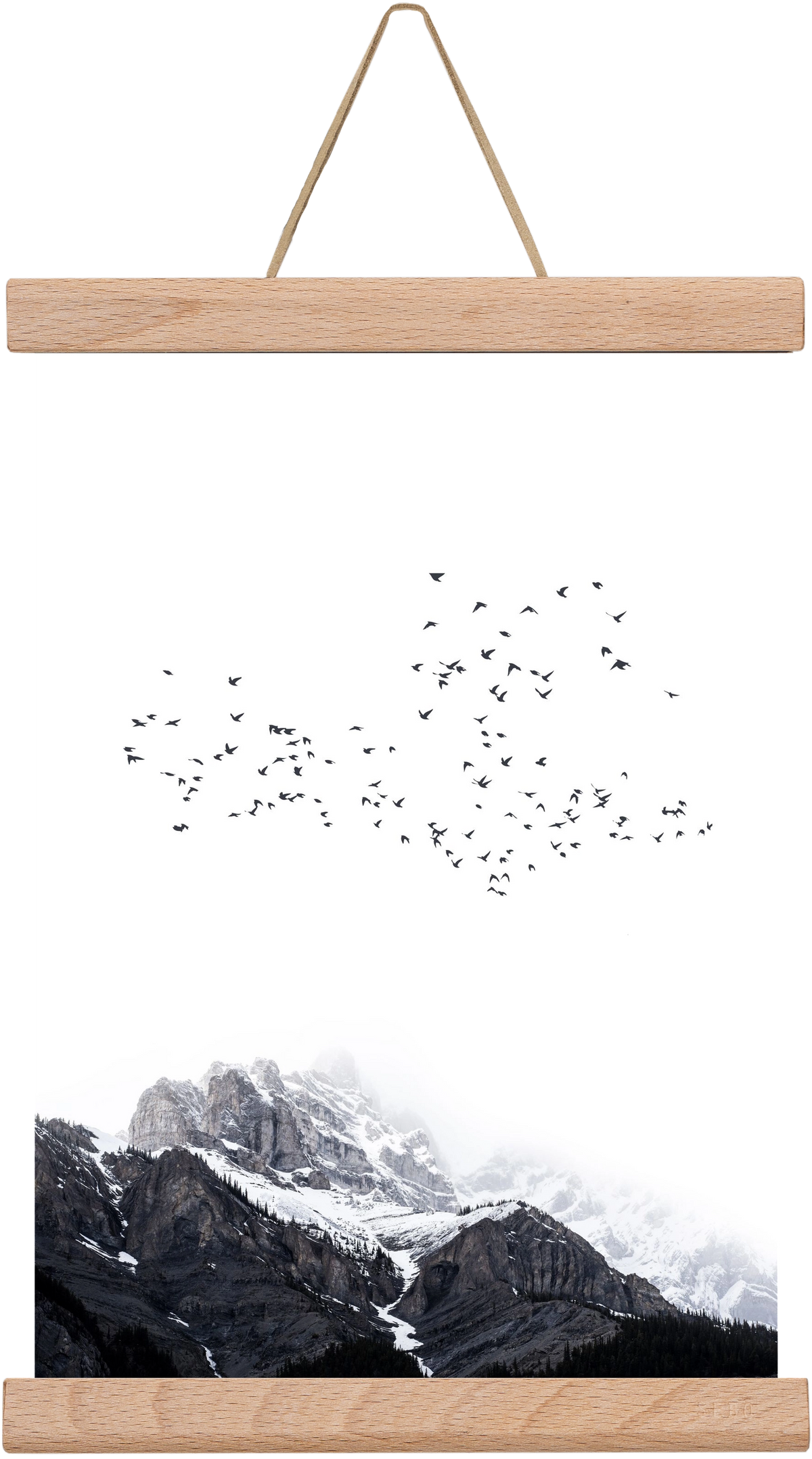 The mountains, 20x30 cm (20x30 cm), Tölgy akasztó