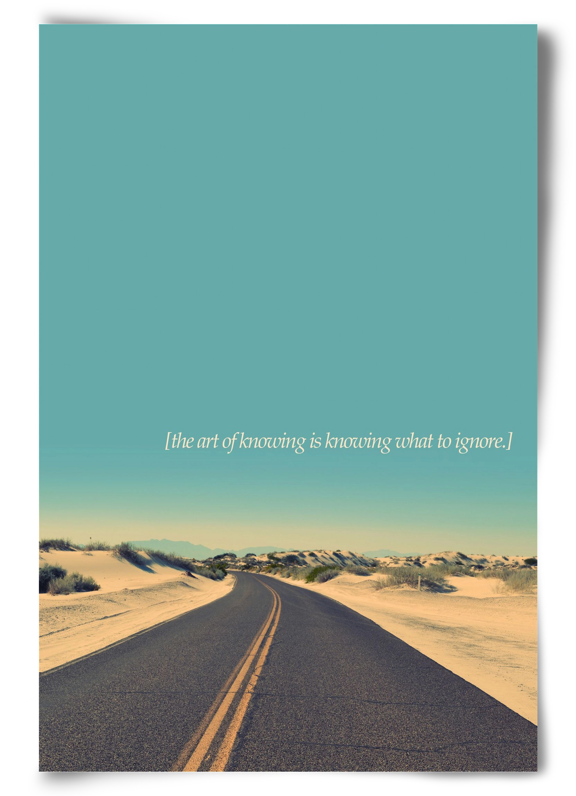 The art of knowing, 60x90 cm, Keret nélkül