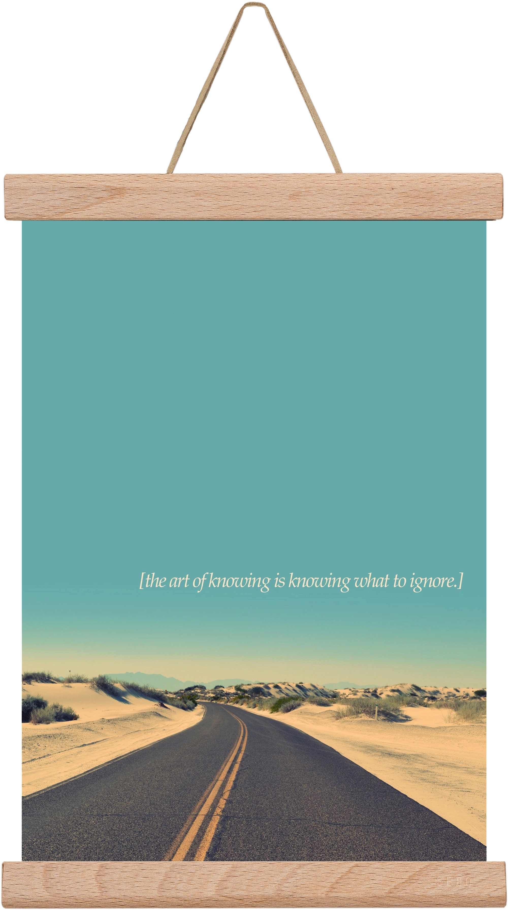 The art of knowing, 20x30 cm (20x30 cm), Tölgy akasztó